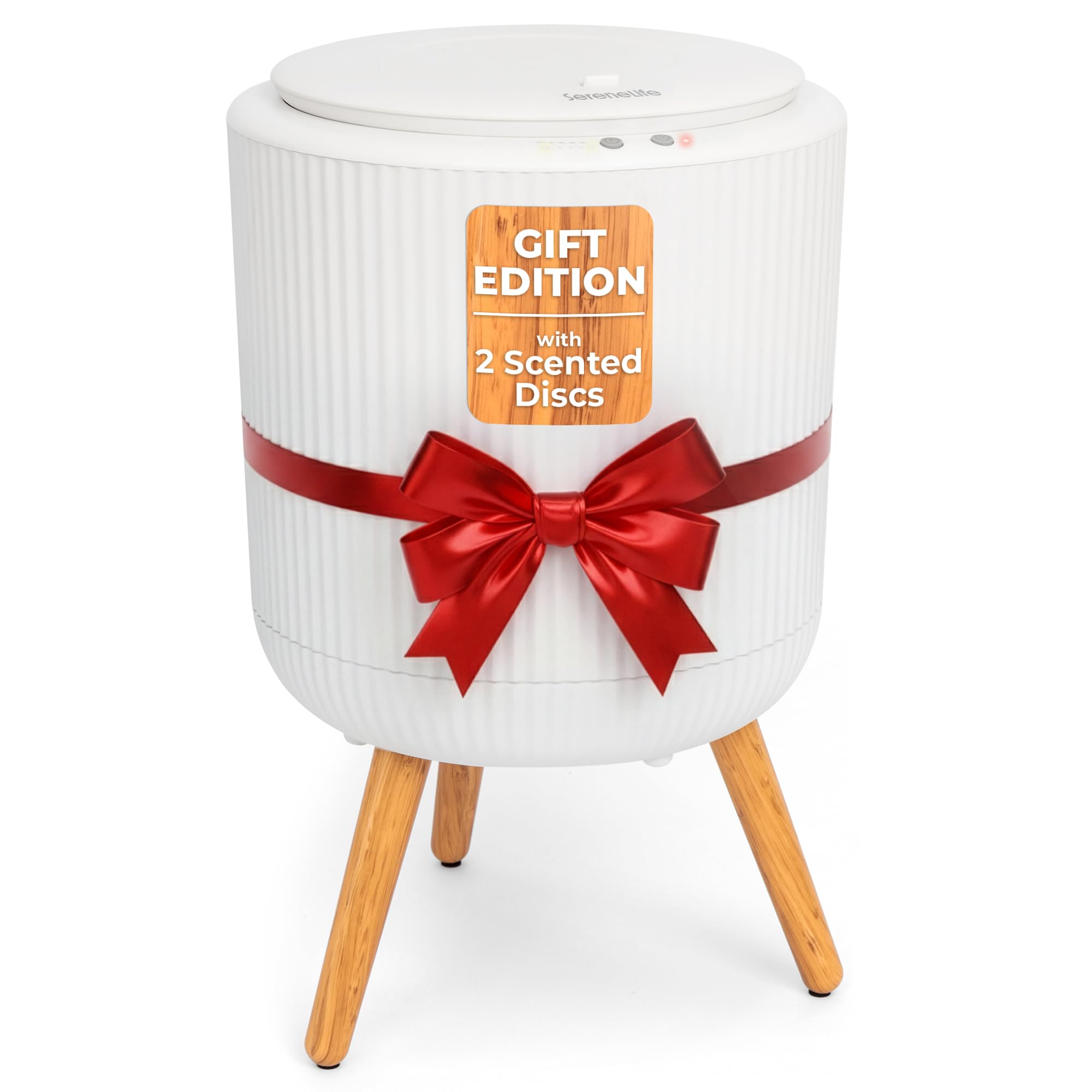 SereneLife Freestanding Towel Warmer Bucket — 12L Compact With Timer