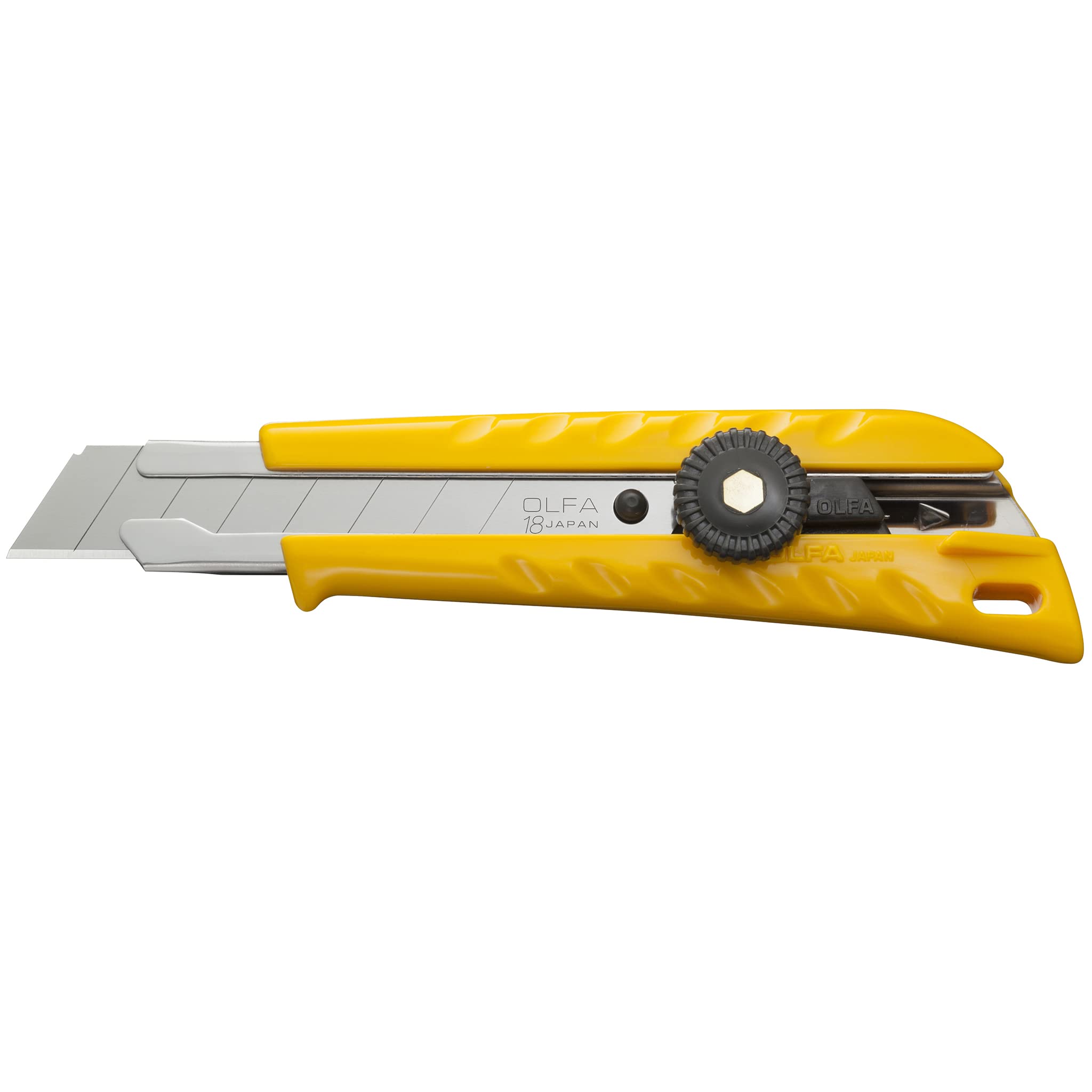 OLFA 18mm Heavy-Duty Utility Knife (L-1) - Multi-Purpose Snap-Off Blade Cutter