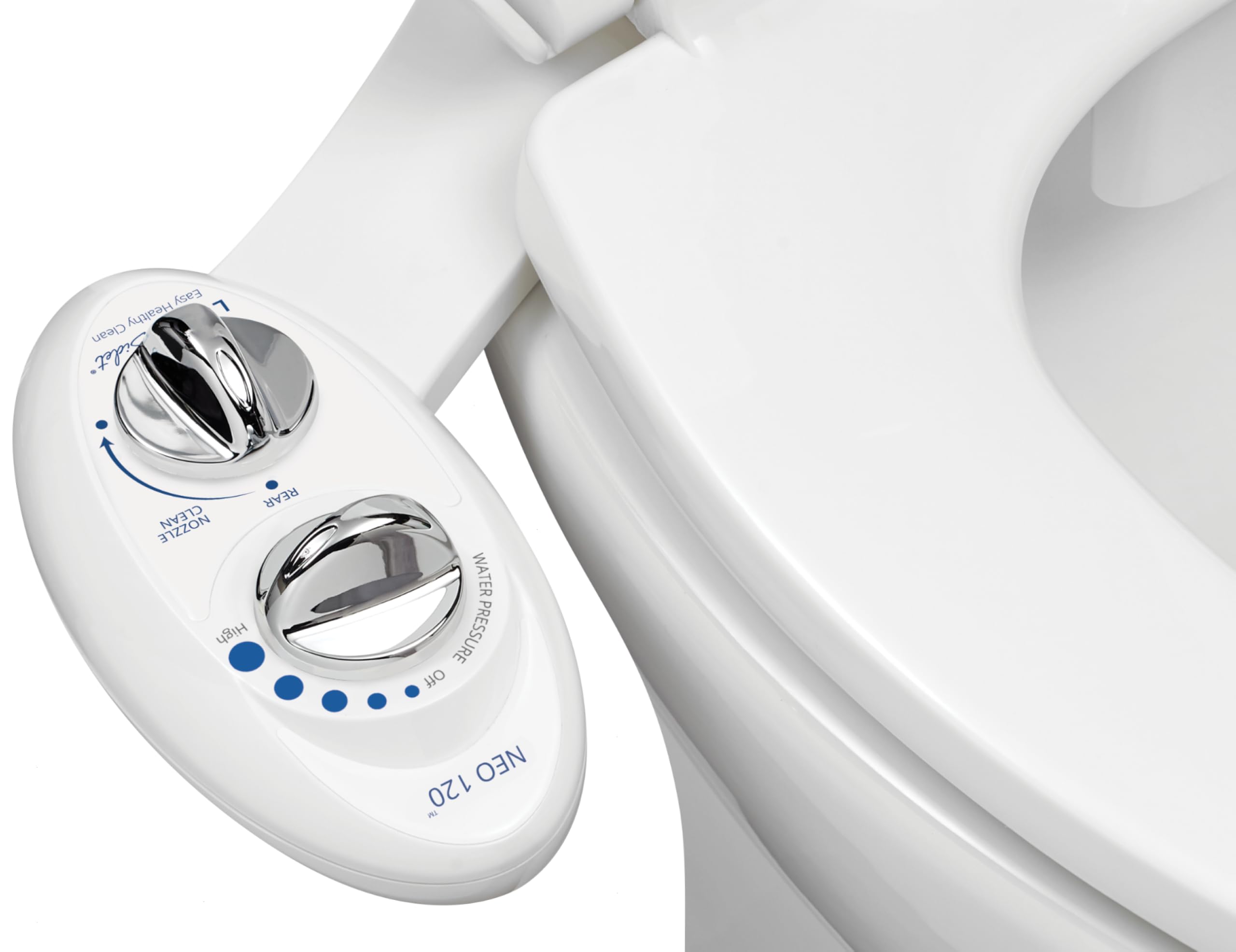 LUXE Bidet NEO 120 - Single Nozzle, Self-Cleaning, Non-Electric