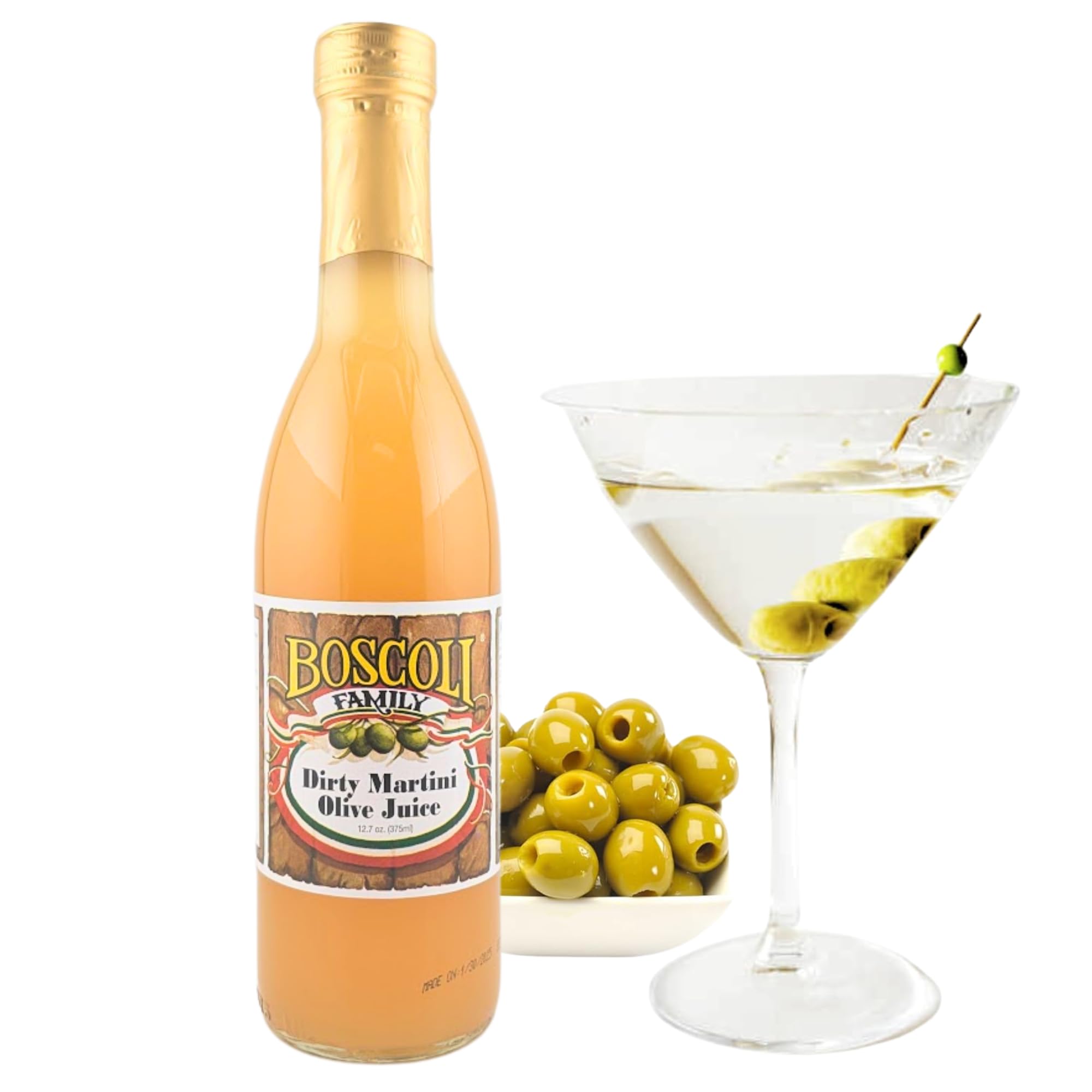 Boscoli Family Dirty Martini Olive Juice — 12.7 oz