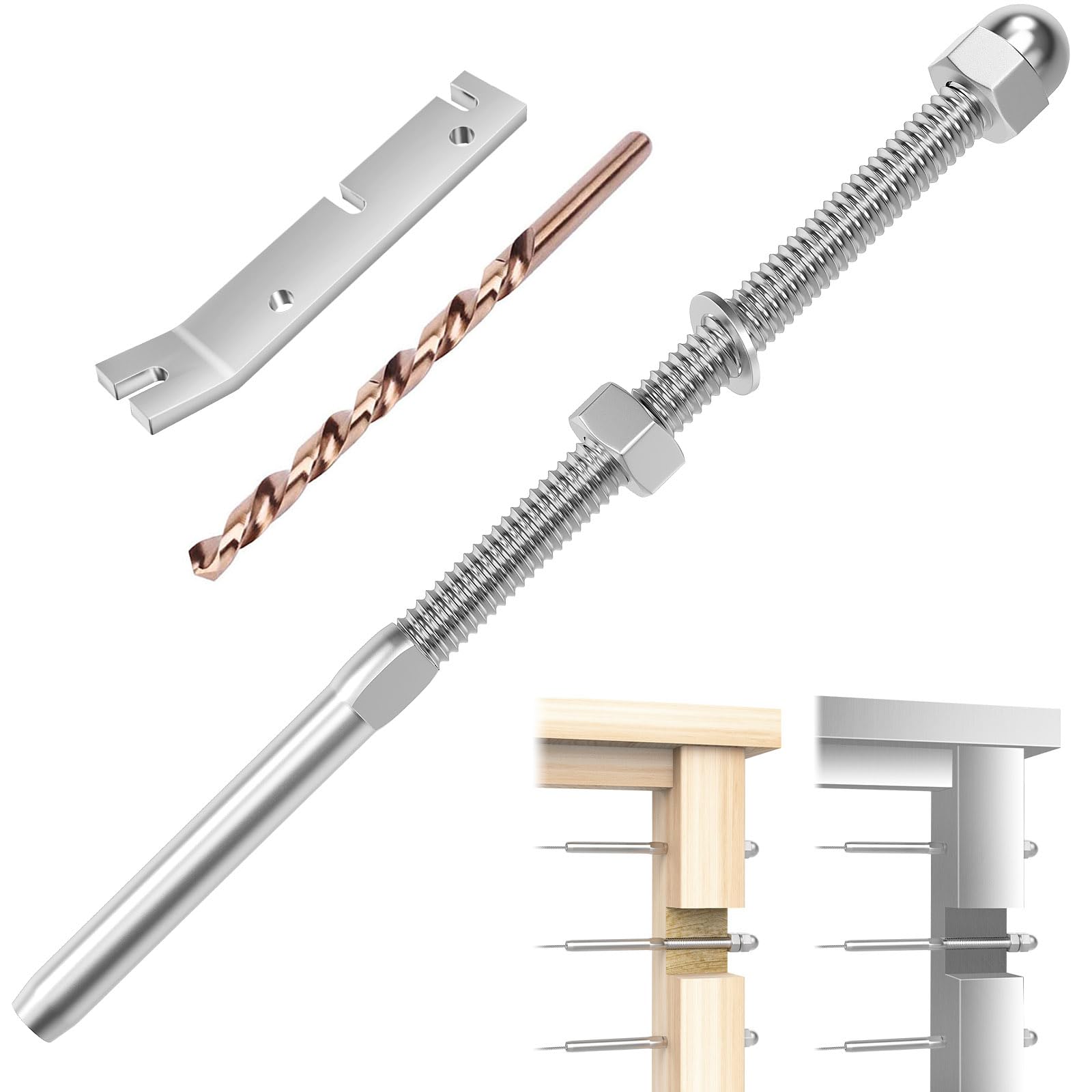 CKE Swage Threaded Tensioner (1/8")