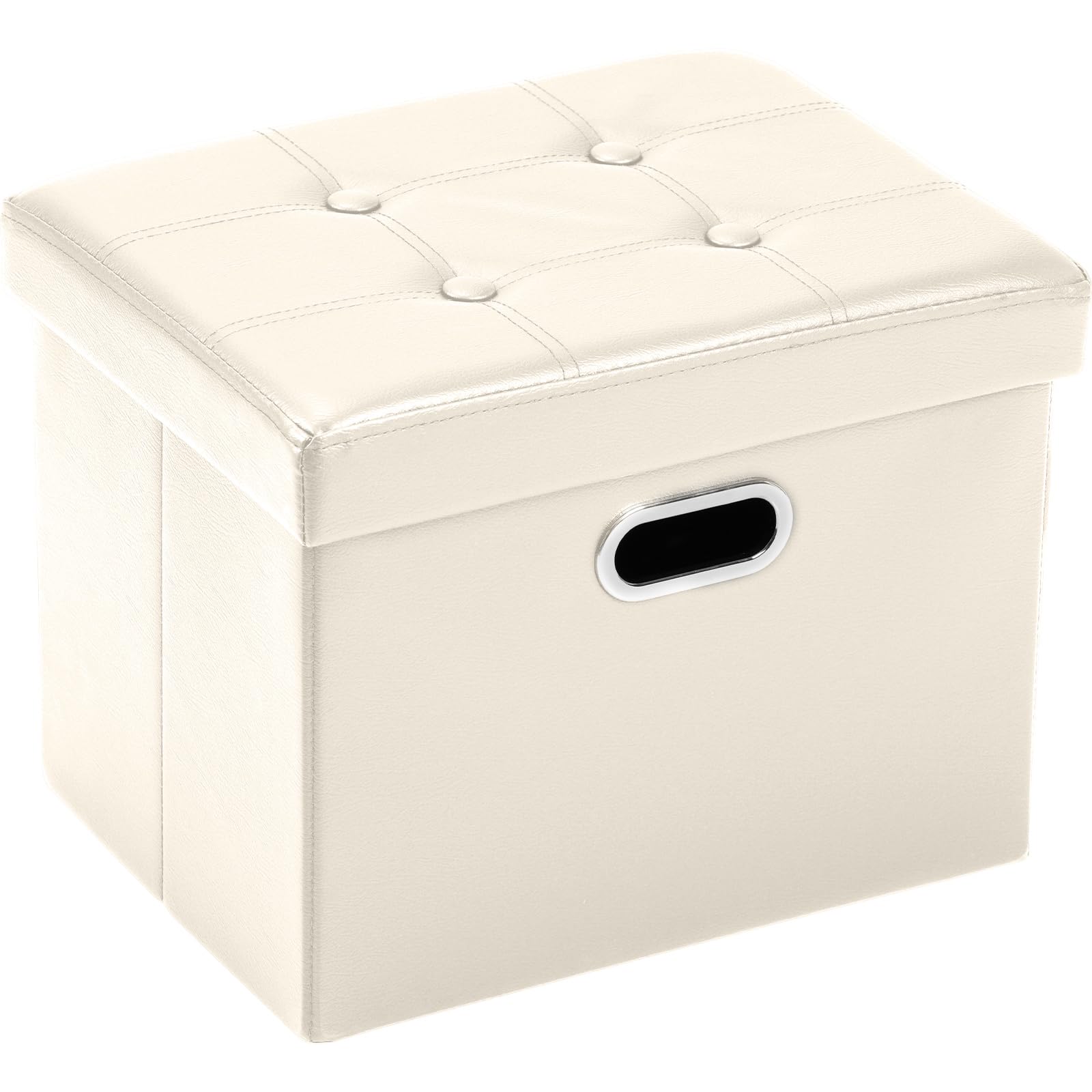 COSYLAND Rectangular Folding Storage Ottoman