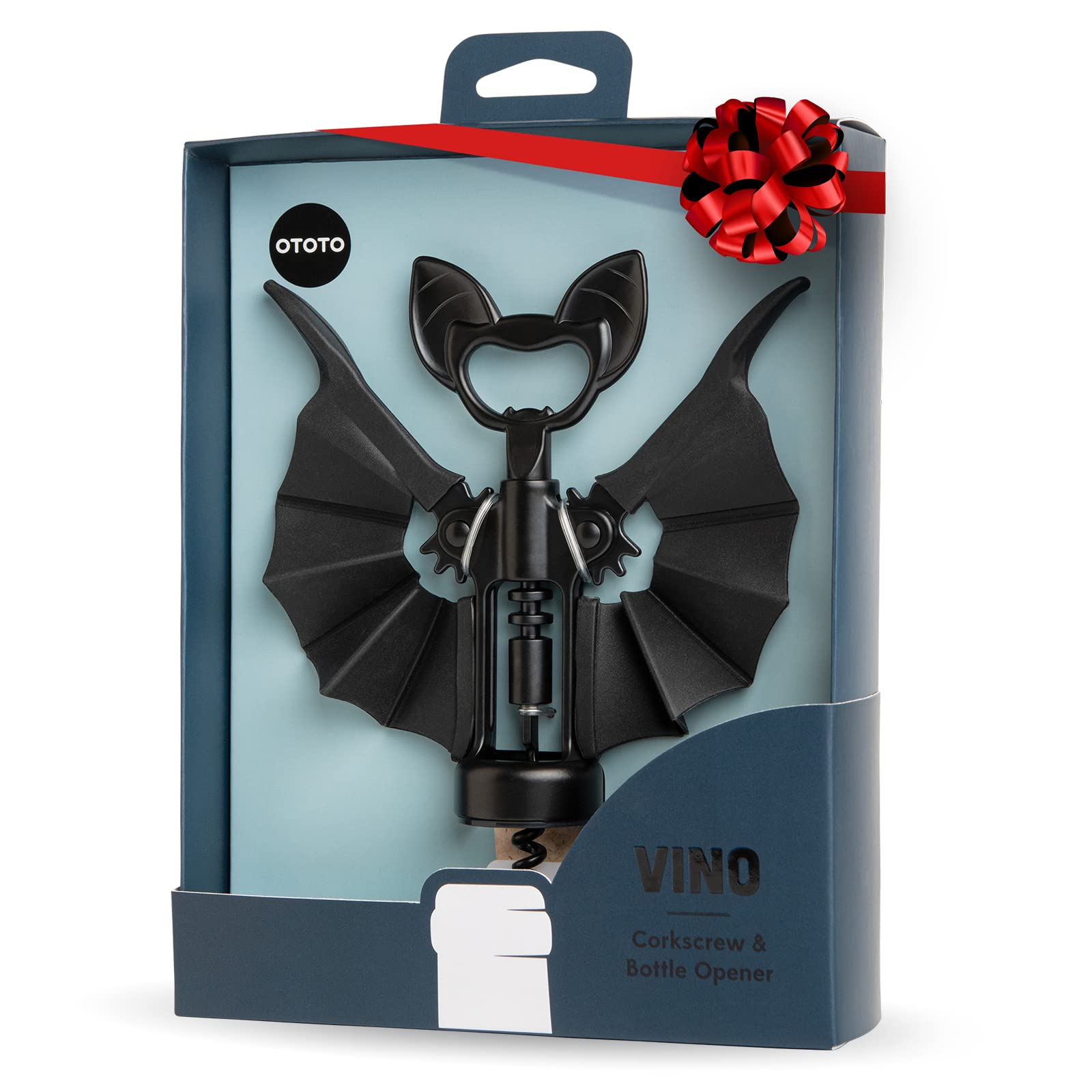 OTOTO Vino Bat Corkscrew & Bottle Opener