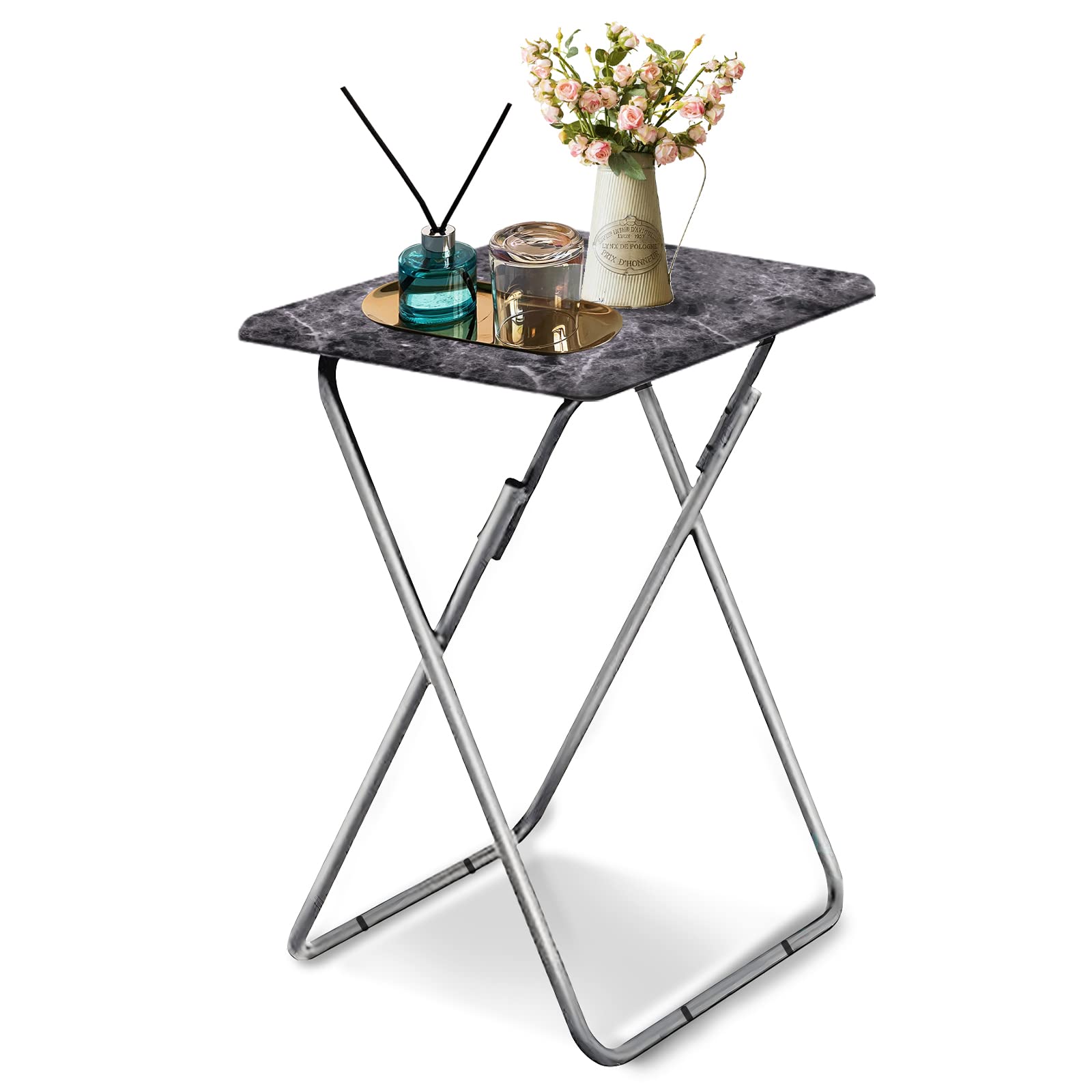 Garden 4 You Folding TV Tray (Black Marble)