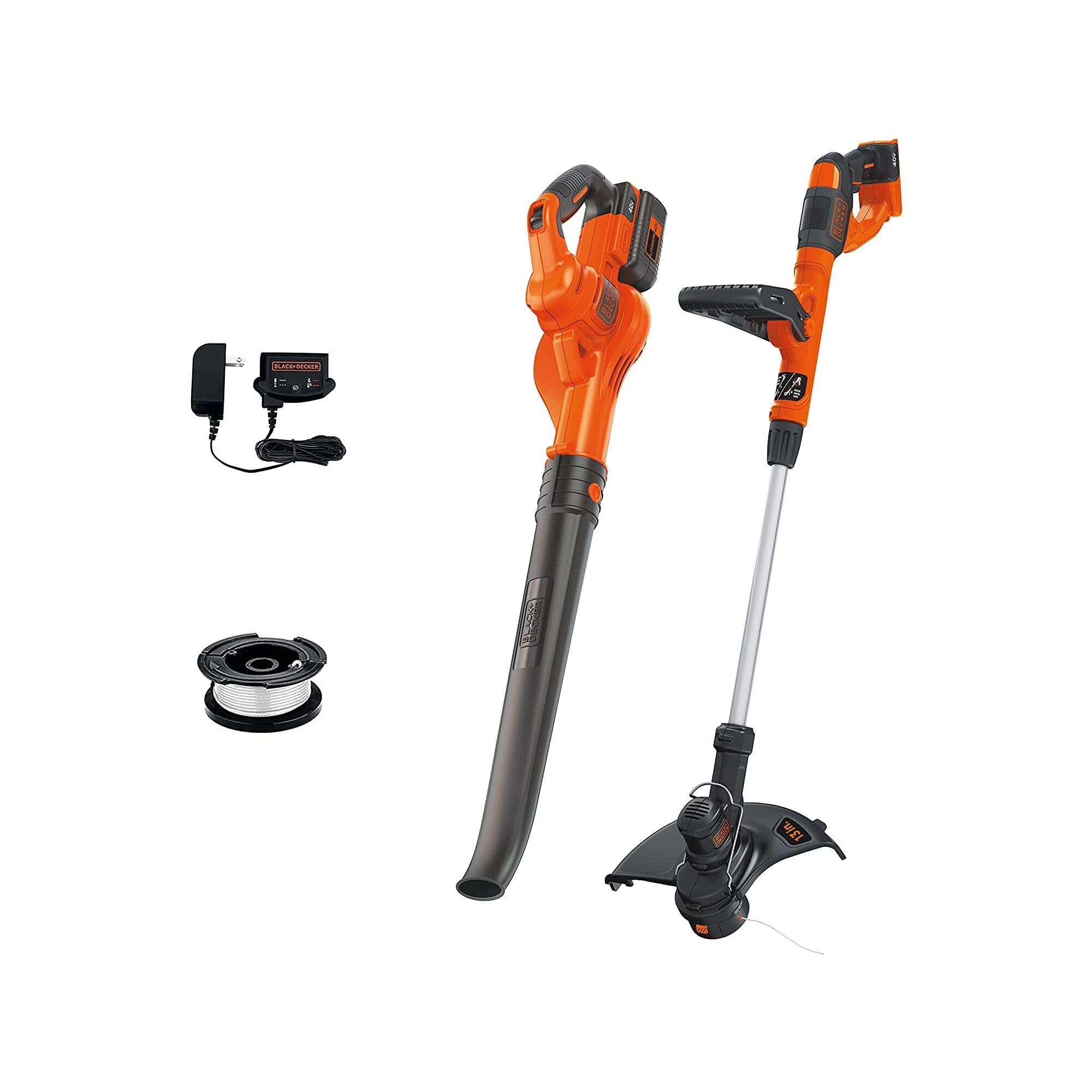 BLACK+DECKER 40V Trimmer & Sweeper Combo