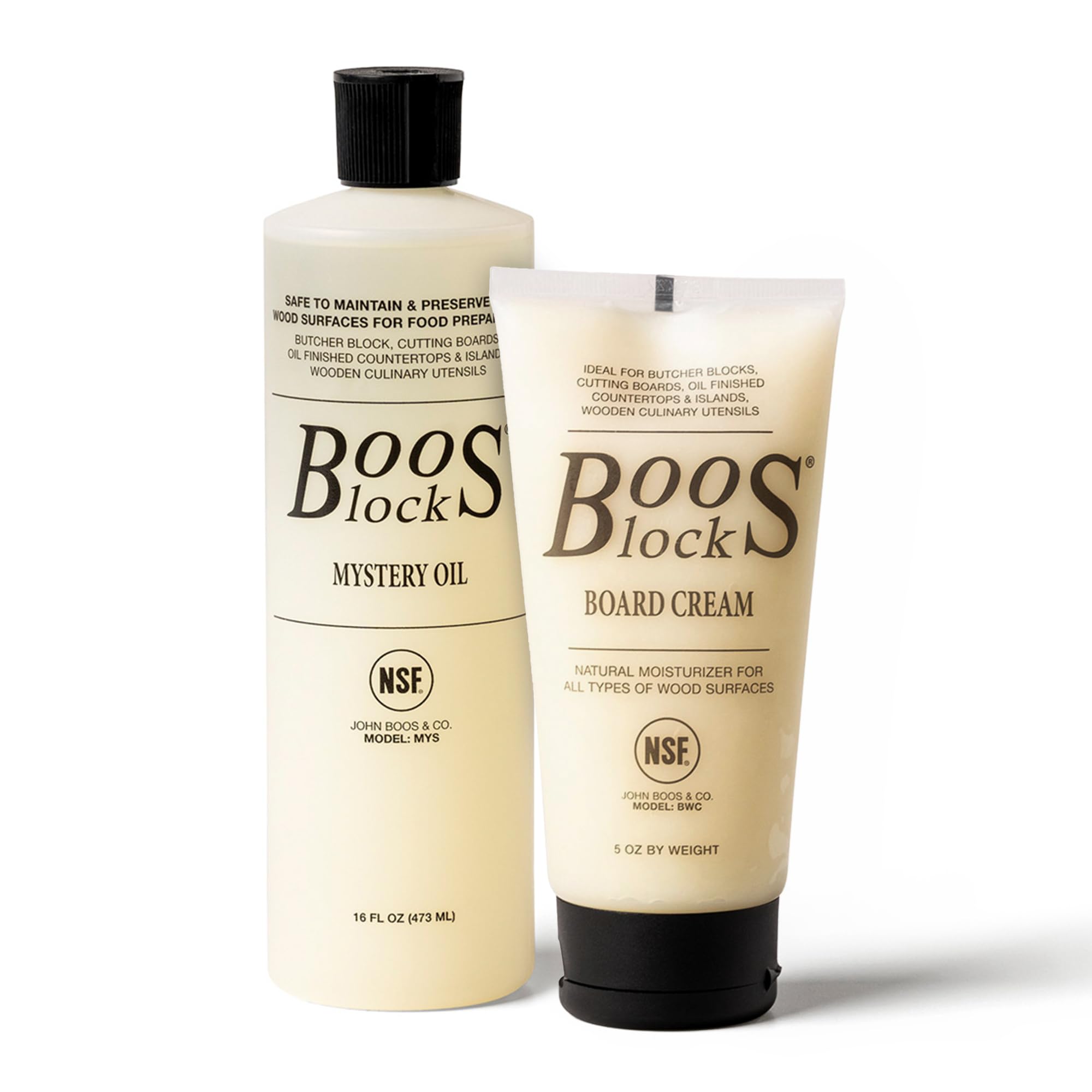 John Boos Mystery Oil & Board Cream Set