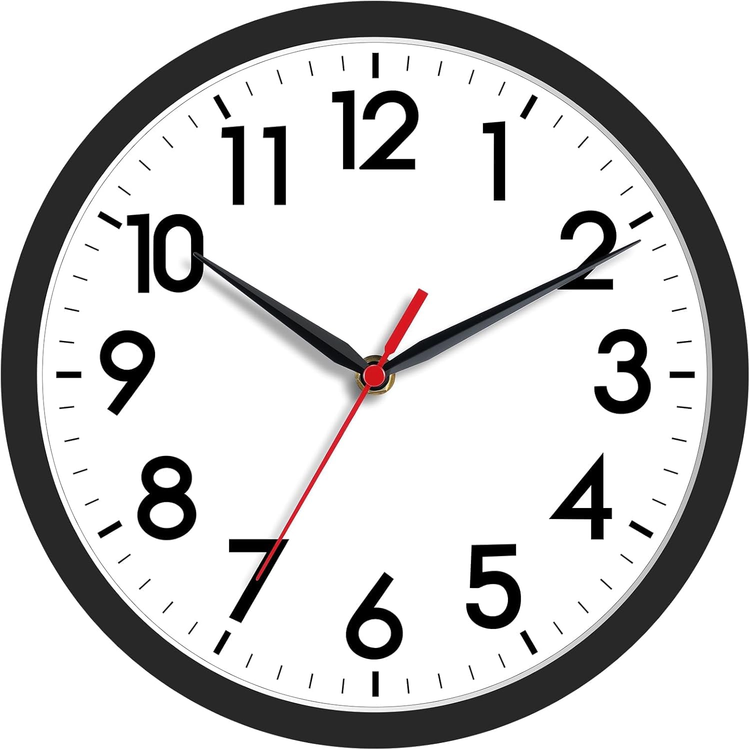 AKCISOT 8-Inch Silent Wall Clock