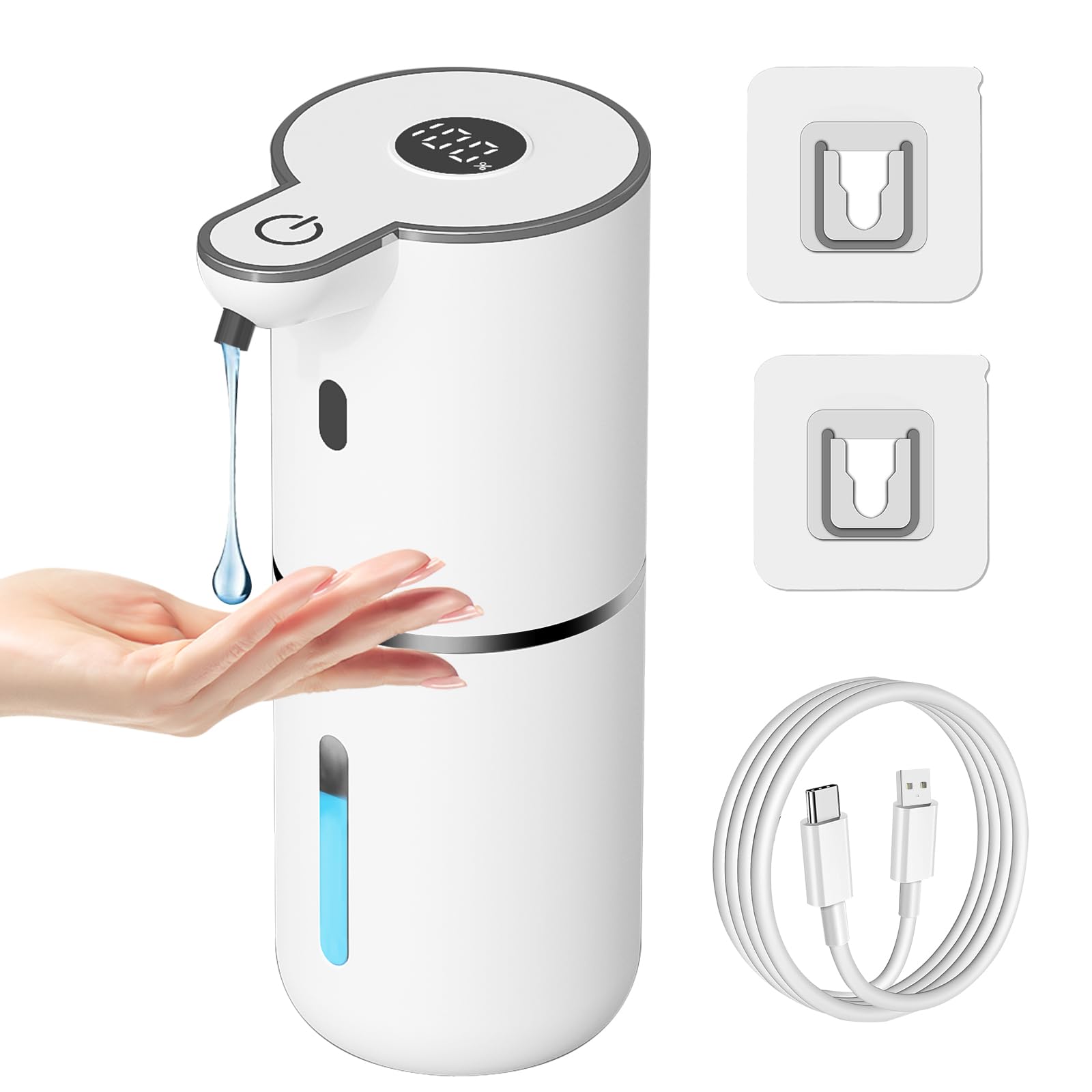 USB Rechargeable Touchless Soap Dispenser 12.8oz