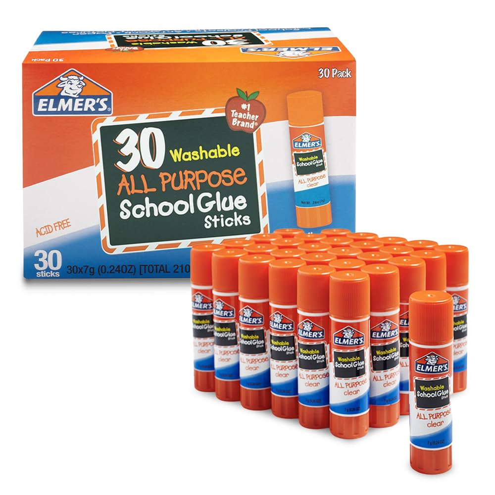 Elmer's All Purpose Glue Sticks (30 ct)