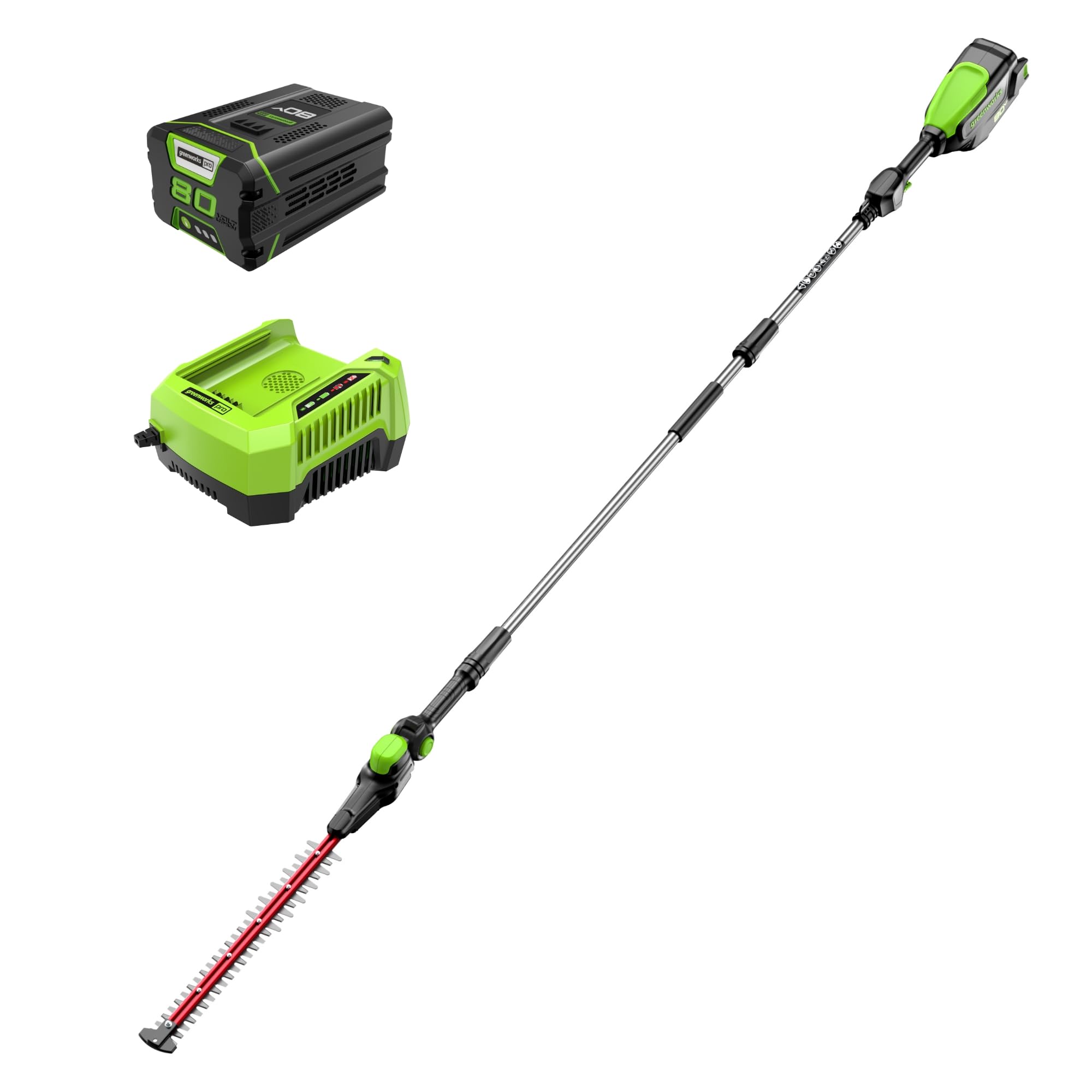 Greenworks 80V 20in Brushless Pole Hedge Trimmer