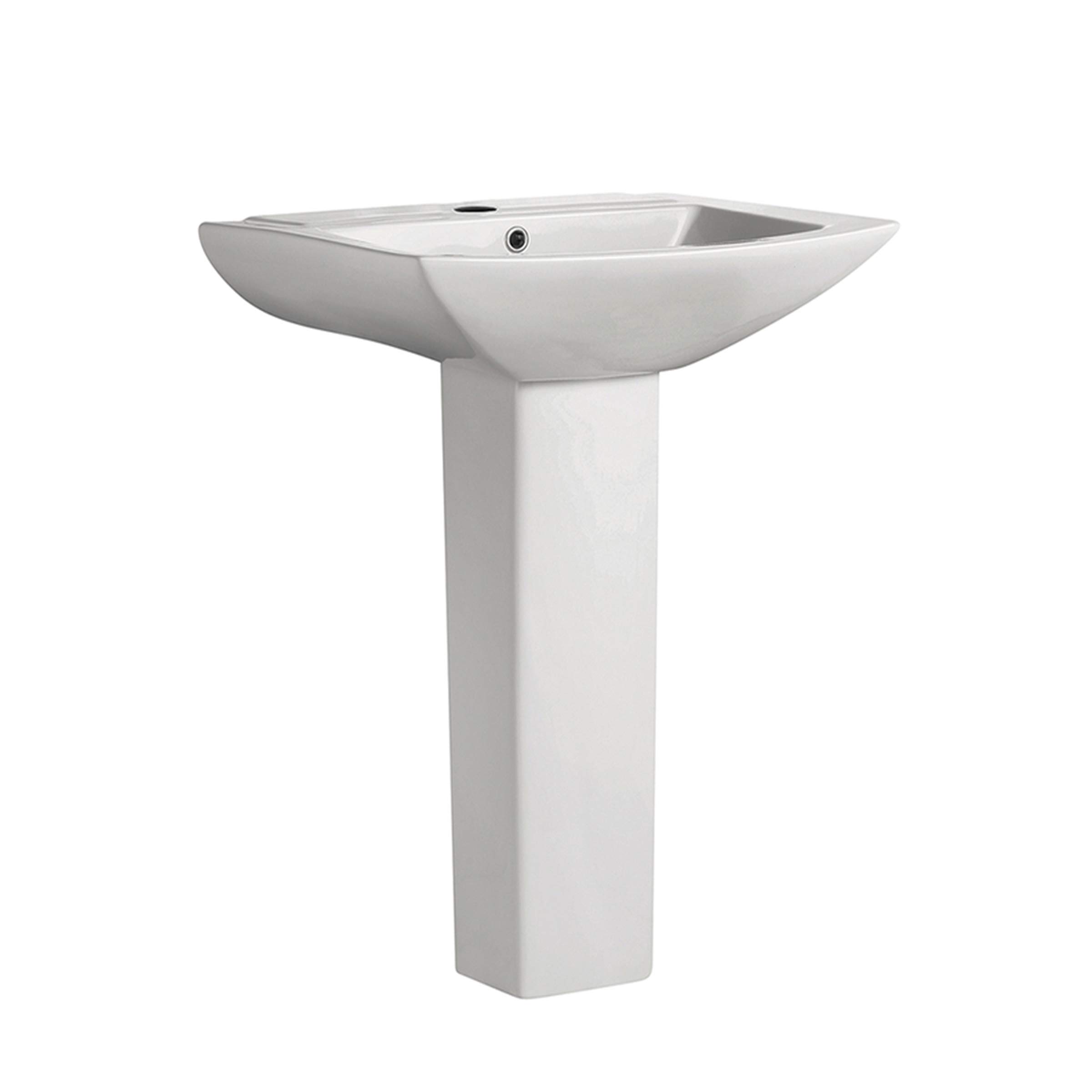 Sublime Rectangular Pedestal Sink