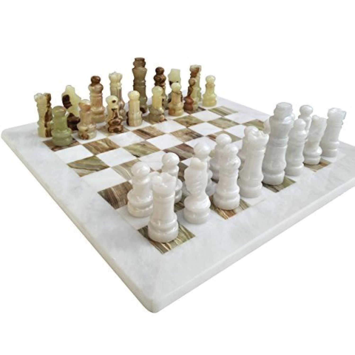 Onyx Marble Staunton Chess Set