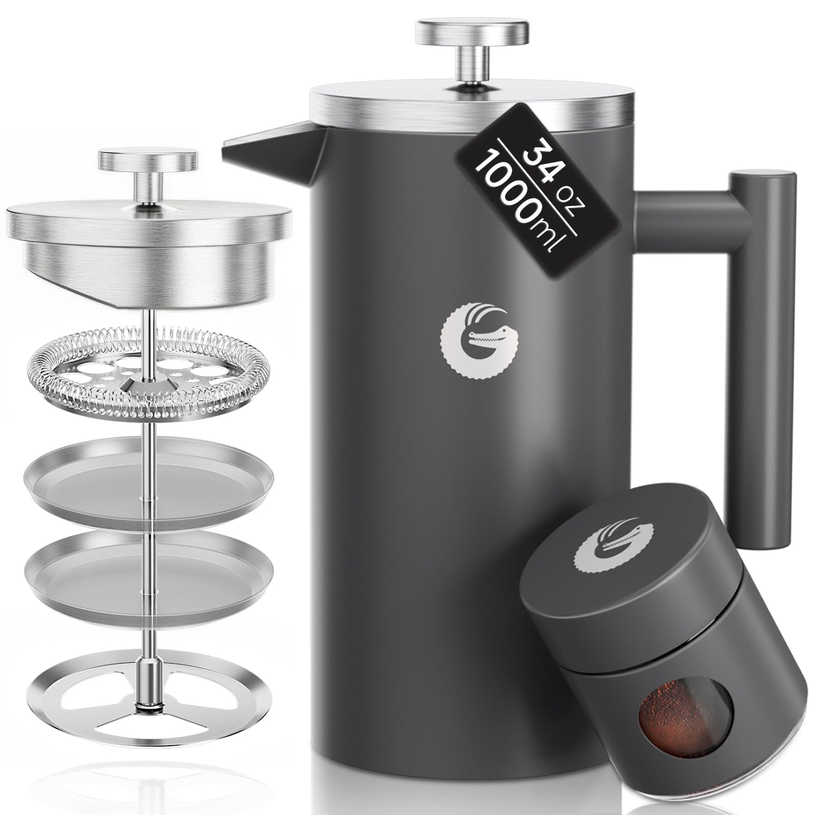 Coffee Gator Stainless Steel French Press