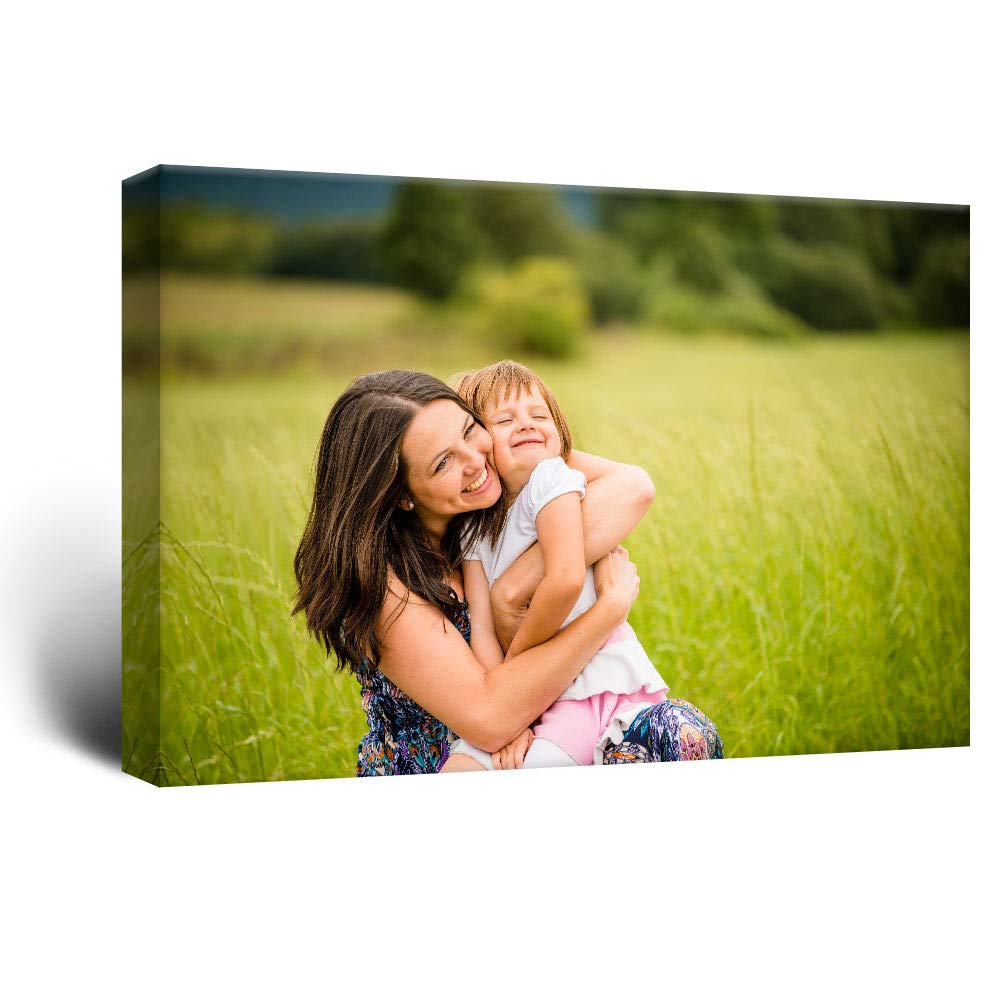 wall26 Custom Canvas Wall Art, Personalized Photo to Canvas - 24"x36" 36"L x 24"W Canvas Wrap