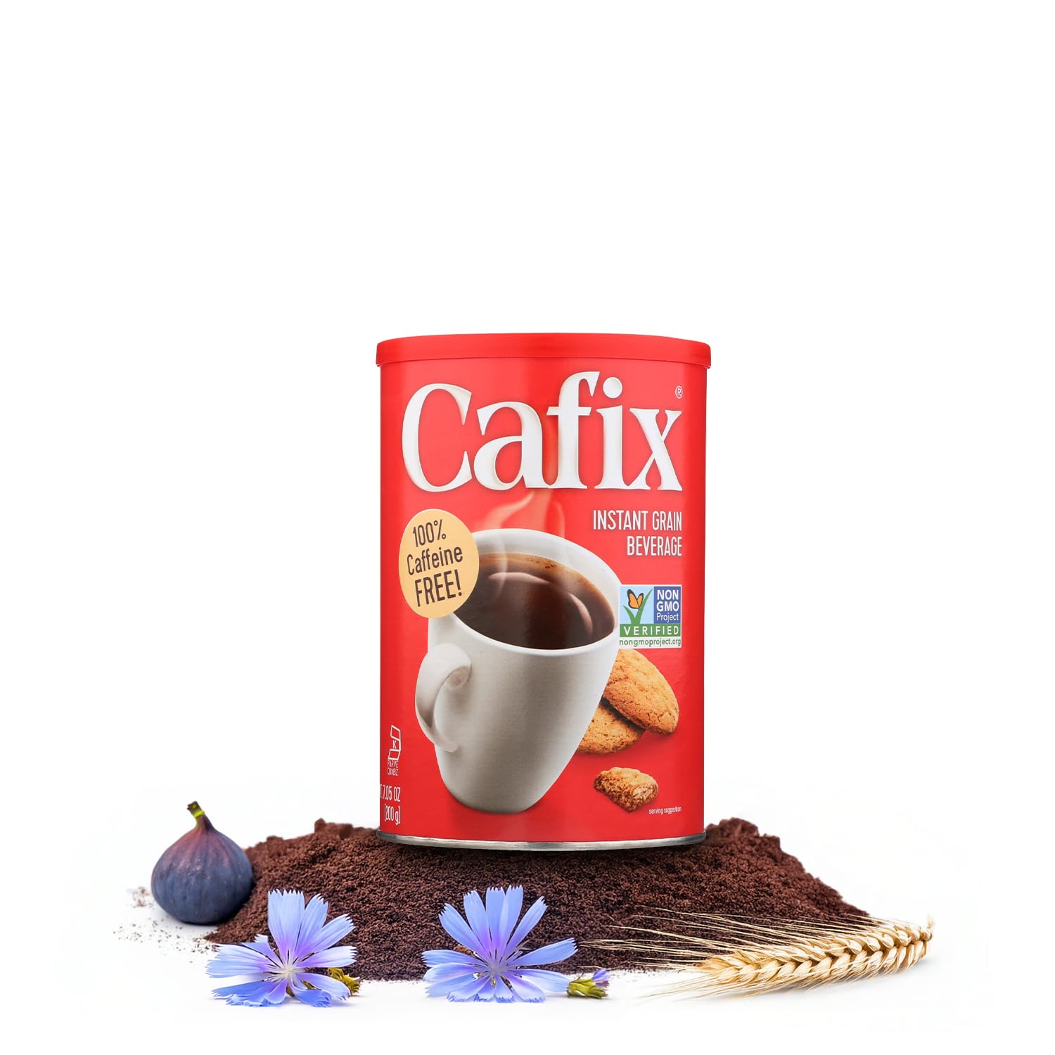 Cafix All Natural Instant Coffee Substitute (7.05 oz tin)