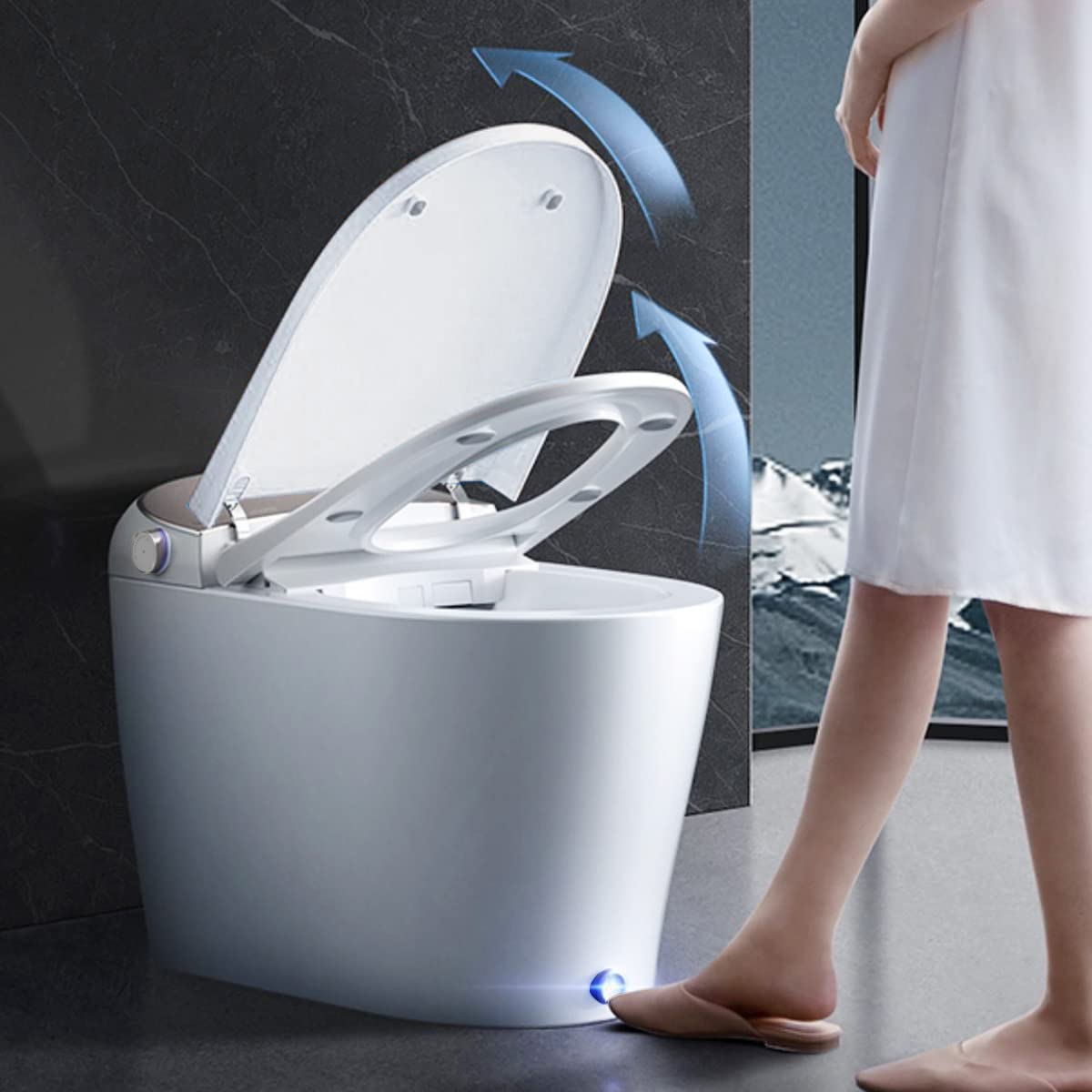 EPLO DP7 Smart Toilet — Tankless, Auto Open/Close