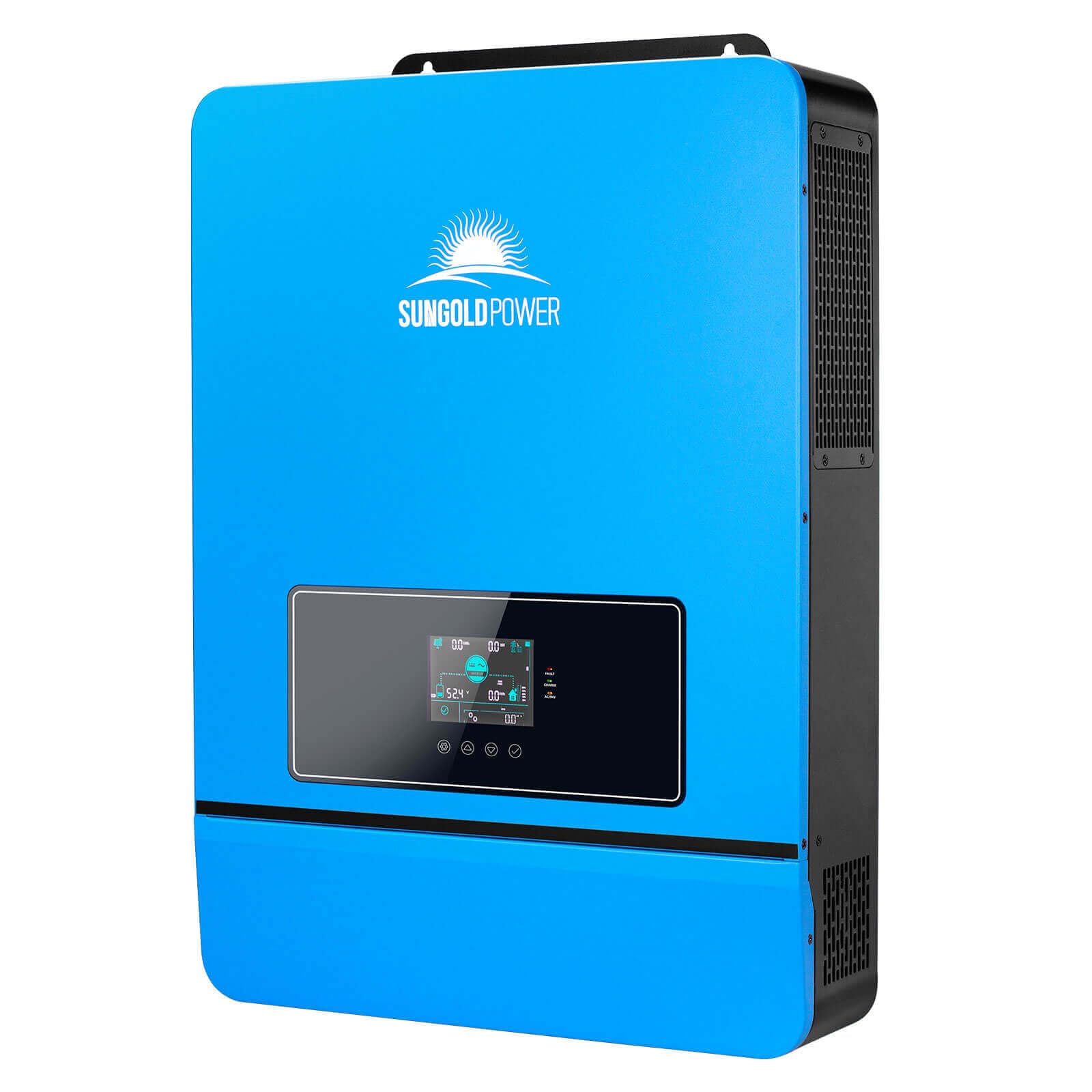 SUNGOLDPOWER 10000W 48V Solar Inverter, Built-in 2 MPPTs, Max 200A Battery Charging, Split Phase AC Input/Output 120V/240V(settable),Pure Sine Wave (WiFi and BMS COMM) UL1741 SPH10048P 10KW 48V UPDATED