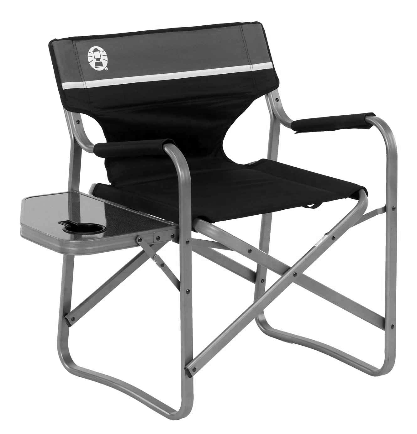 Coleman Aluminum Camp Chair with Side Table