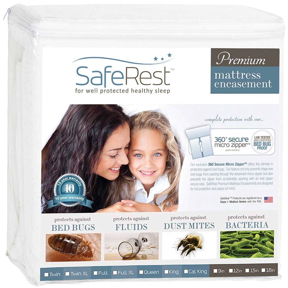 SafeRest Zippered Cotton Terry Encasement