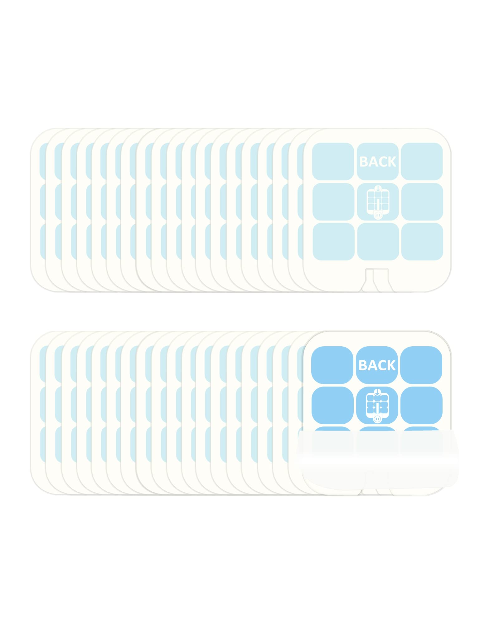 Compatible Refill Glue Cards (40-Pack)