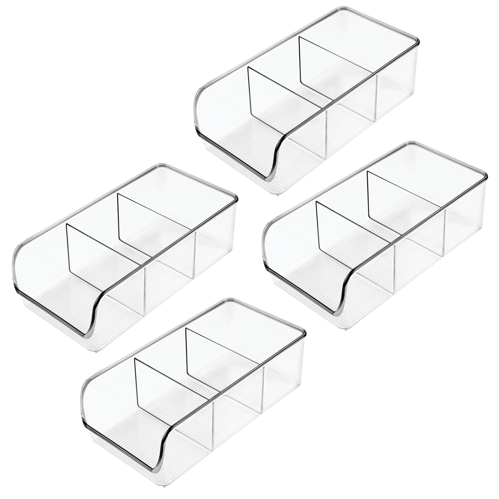 mDesign 3‑Compartment Storage Bin