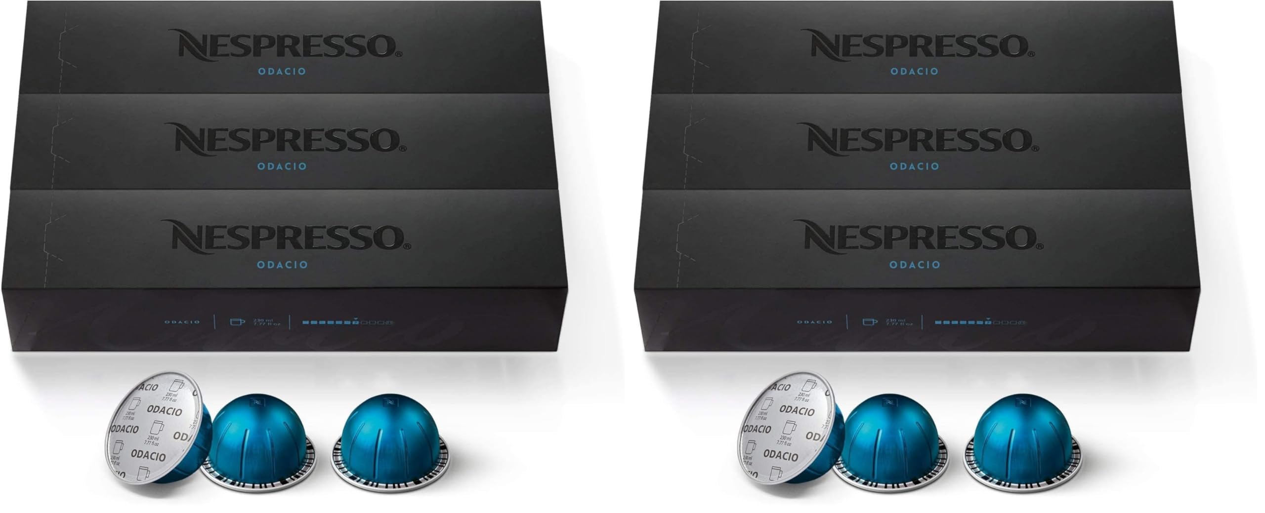 Nespresso Capsules Vertuo, Odacio, Medium Roast Coffee, 30-Count (Pack of 2)