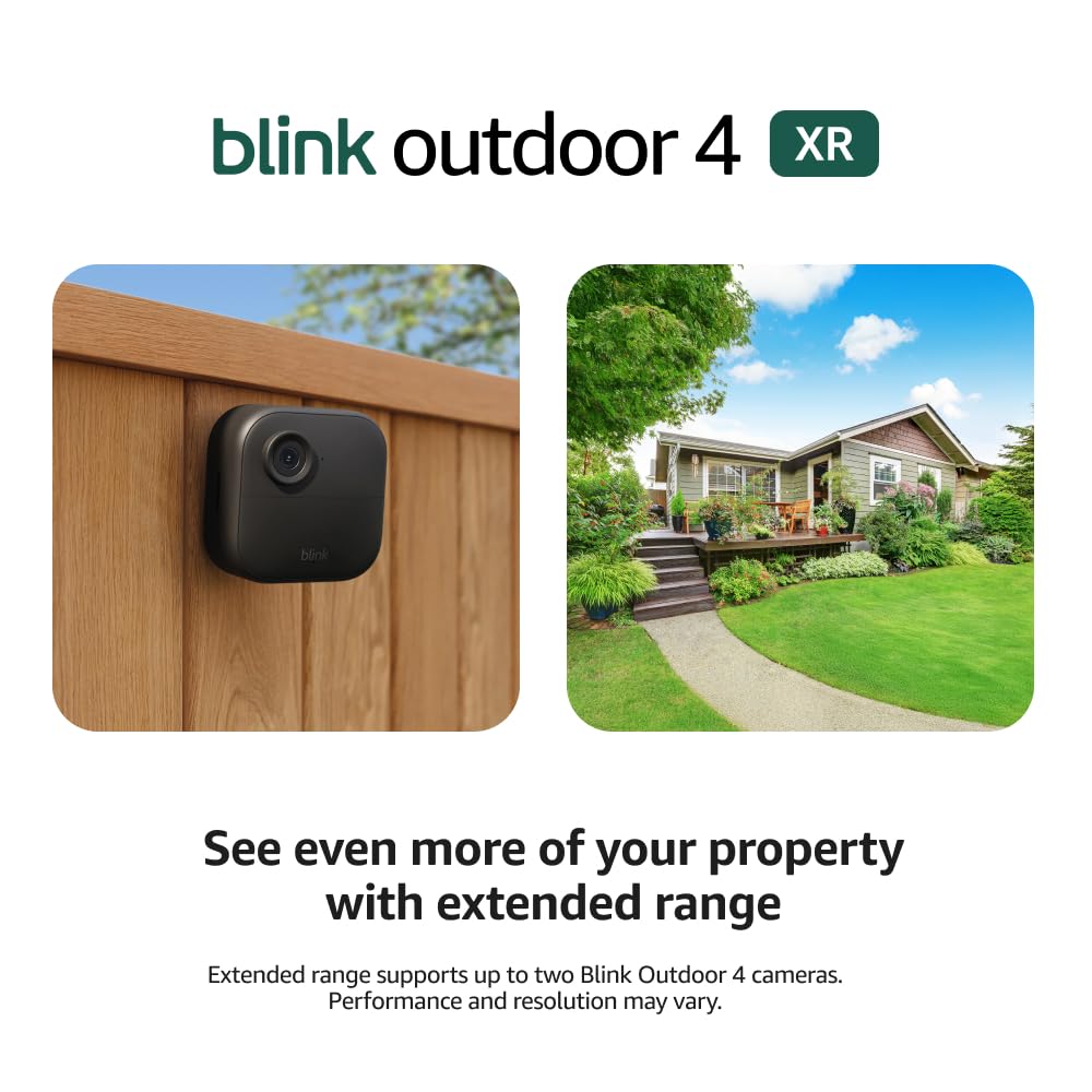 Blink Outdoor 4 XR – 4 Camera System with Sync Module XR