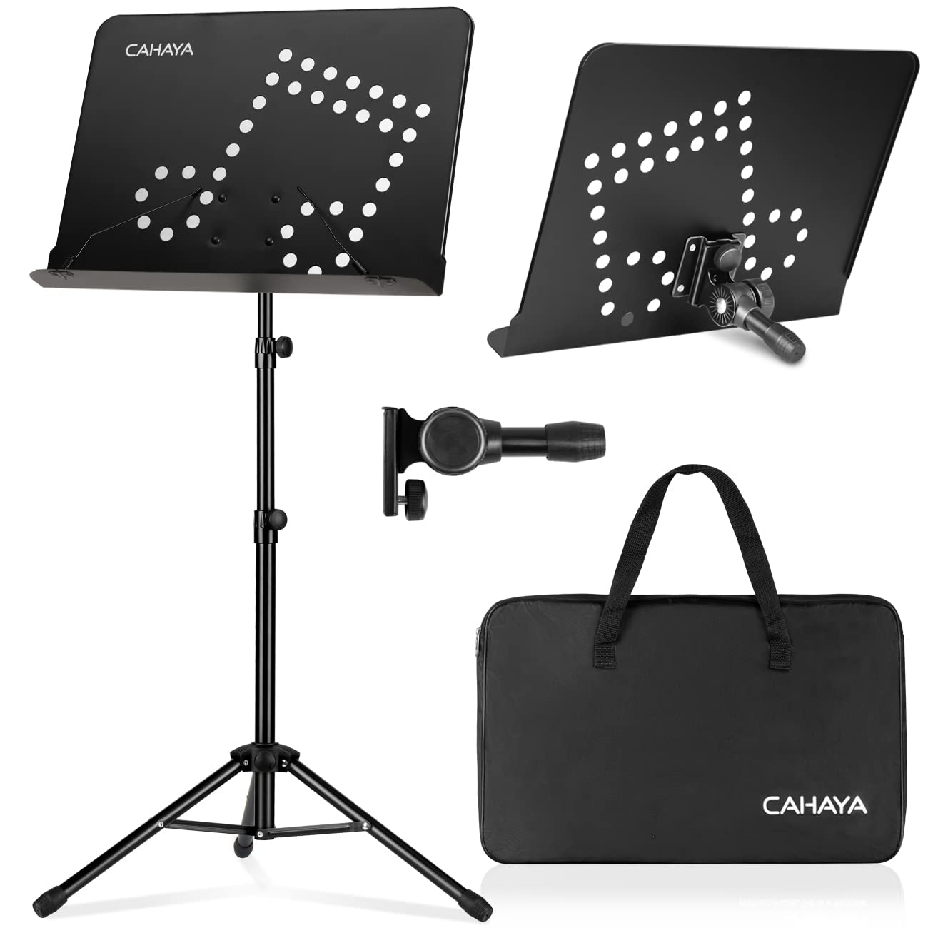CAHAYA Notes‑Pattern Portable Music Stand