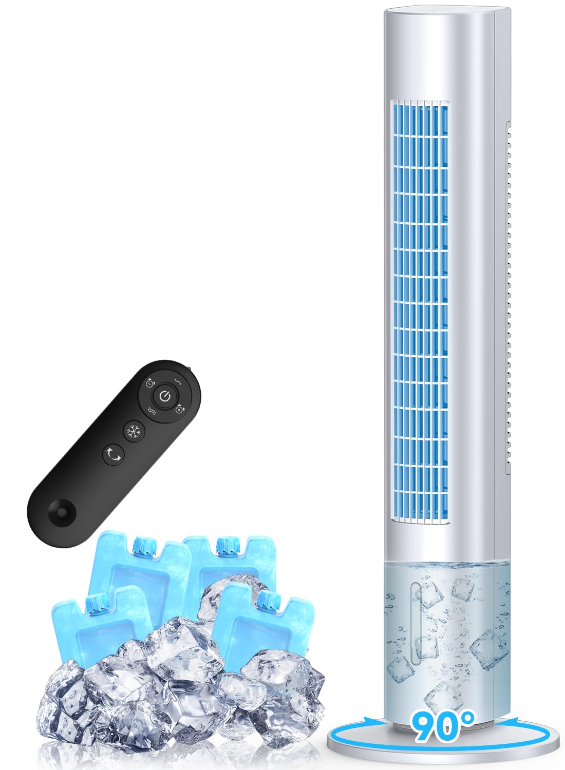 35" Swamp Cooler — Ultra-Quiet, Energy-Saving Evaporative Cooler