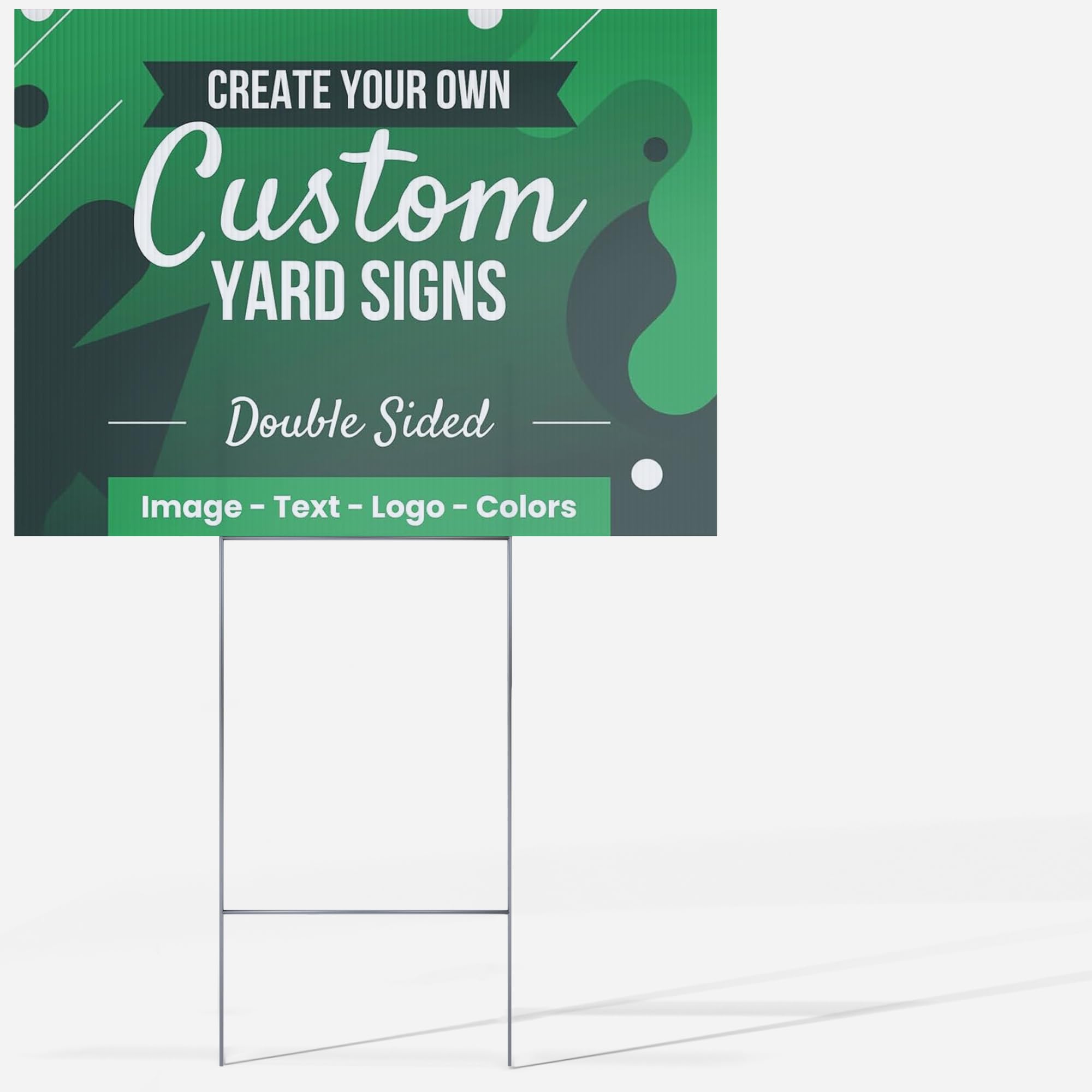 Custom 24x18 Corrugated Plastic Yard Sign — BuildASign