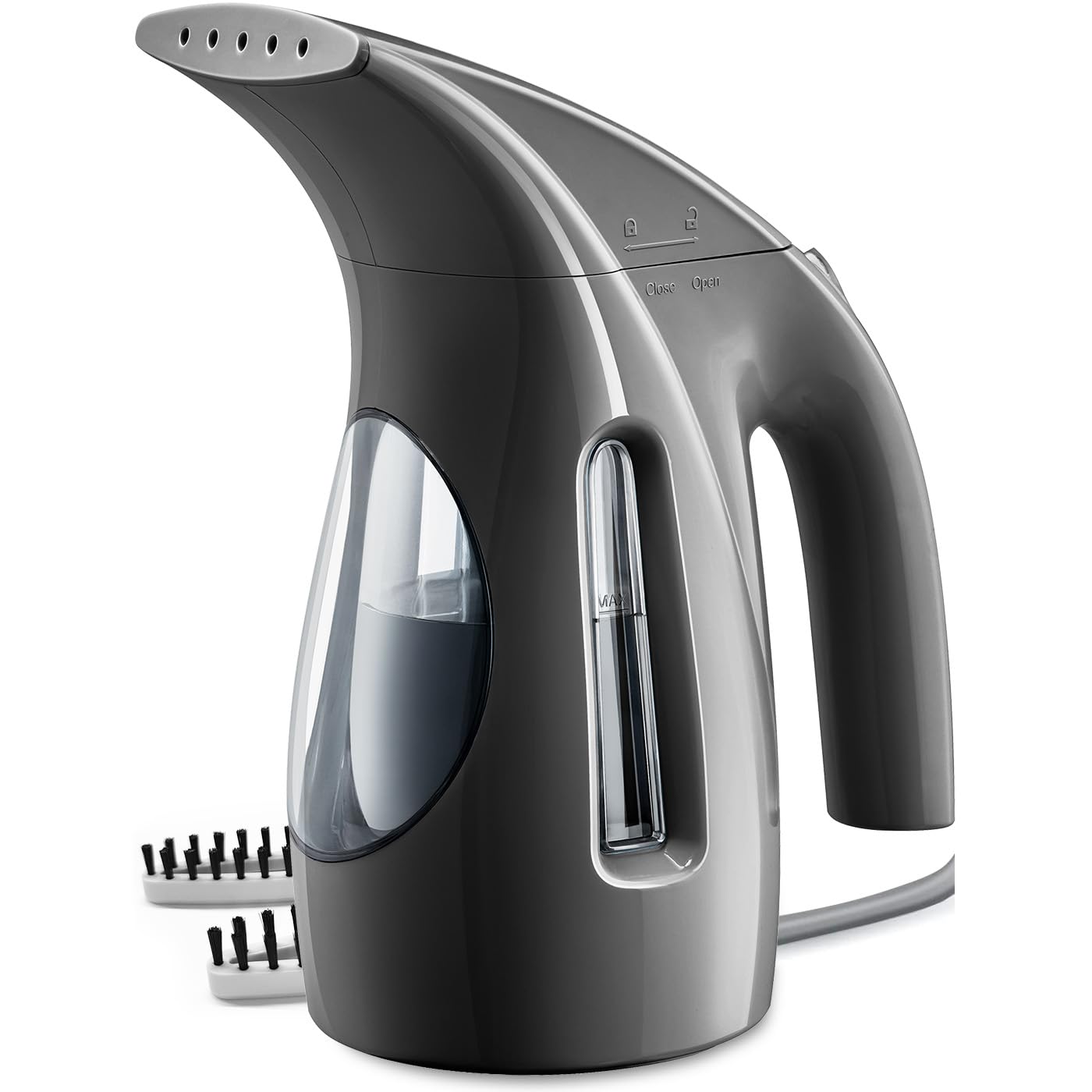 HiLIFE Steamer for Clothes, Portable Handheld Design, 240ml Big Capacity, 700W - Black