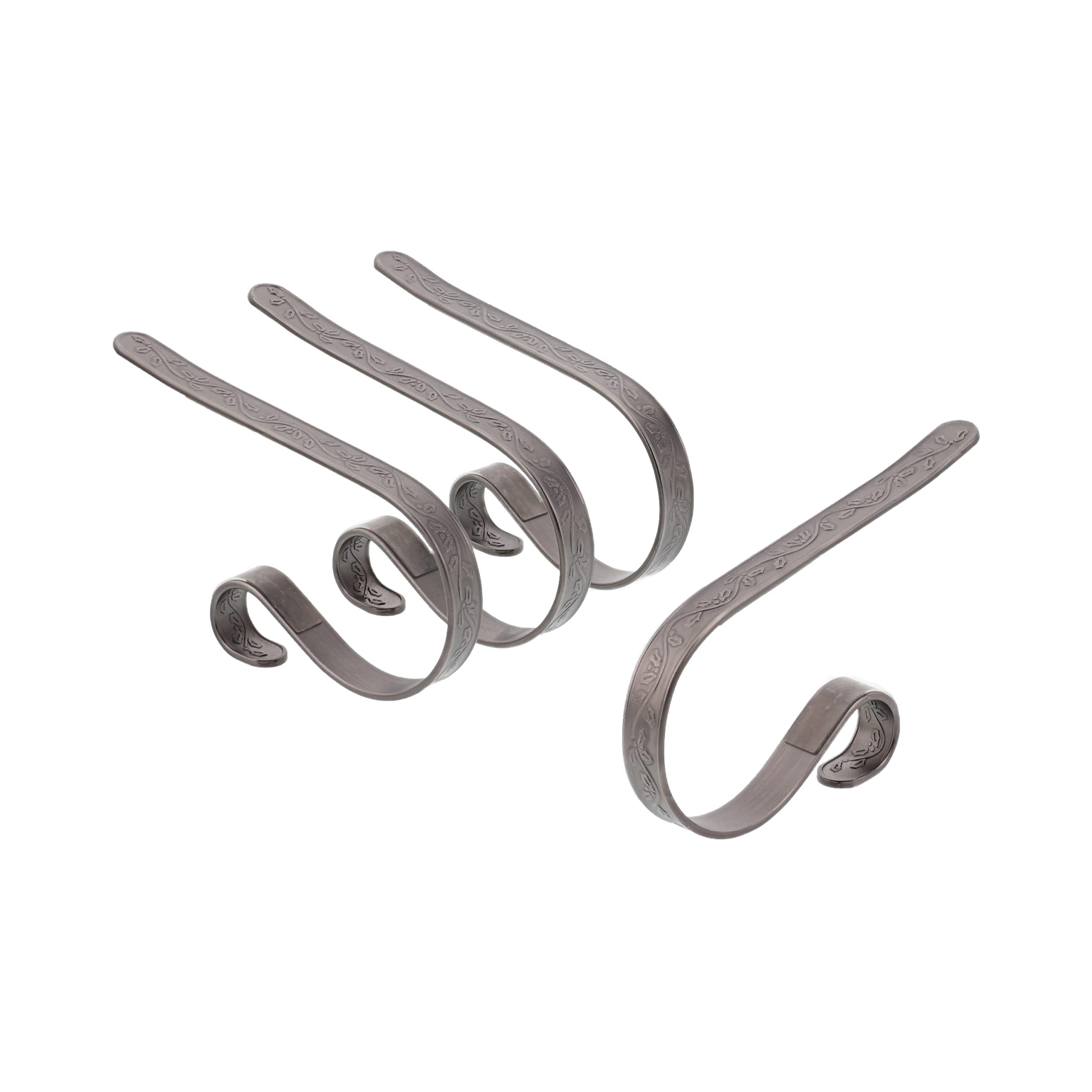 Haute Decor MantleClip Stocking Holder (4-Pack)