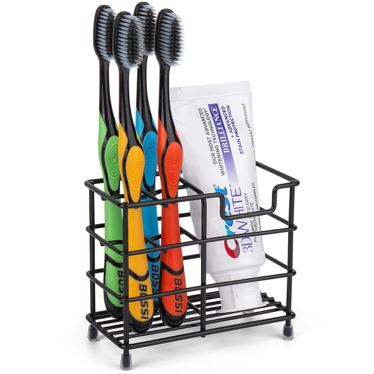 Black Stainless Steel Toothbrush Holder