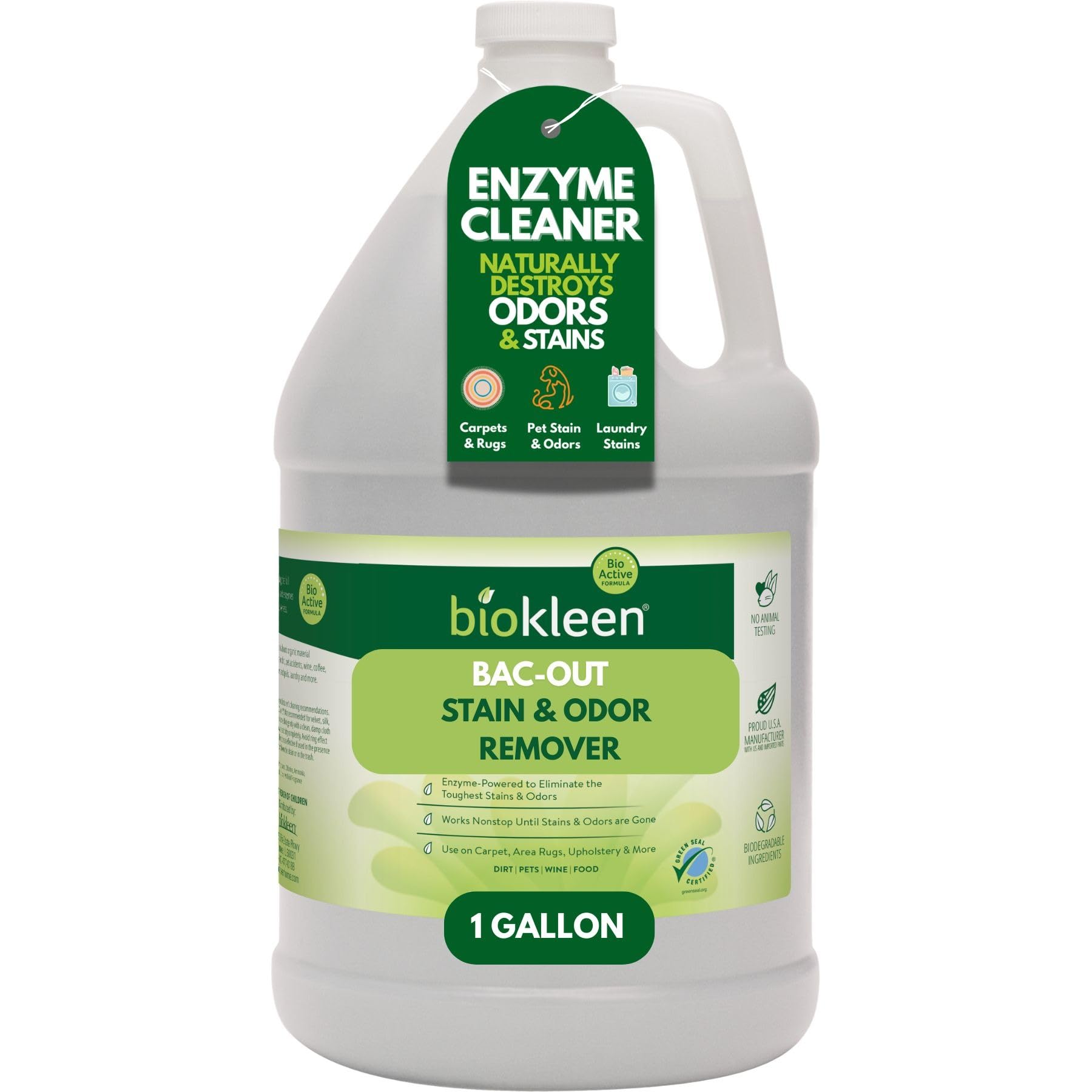 Biokleen Bac-Out Enzyme Cleaner — Plant-Based, Pro-Grade Bulk Cleaner