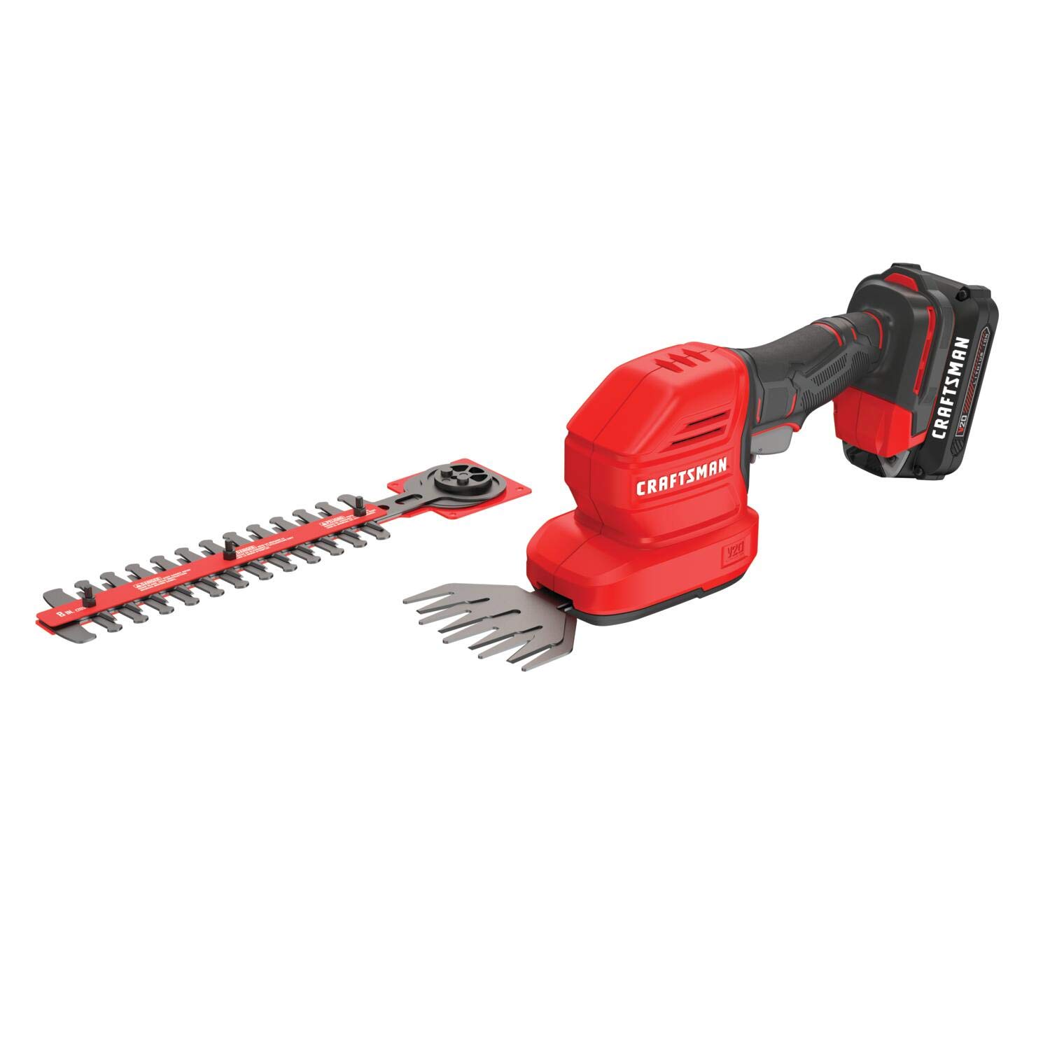 CRAFTSMAN V20 2‑in‑1 Handheld Trimmer