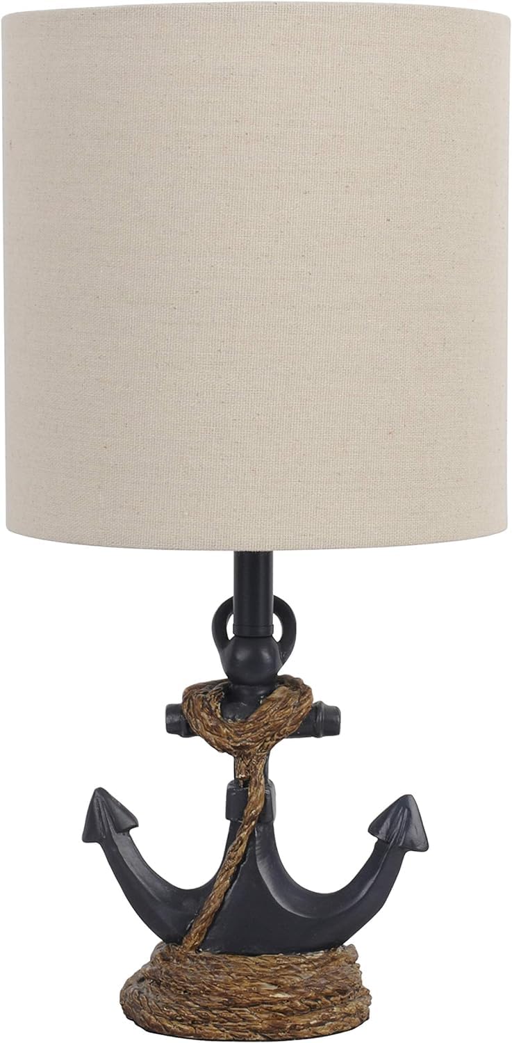 Decor Therapy Anchor Resin Accent Lamp
