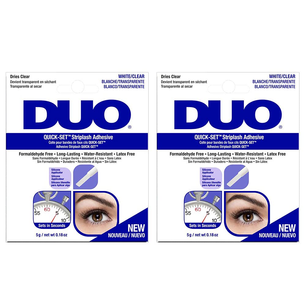 DUO Quick-Set Strong Hold — Fast-Drying, Silicone Applicator