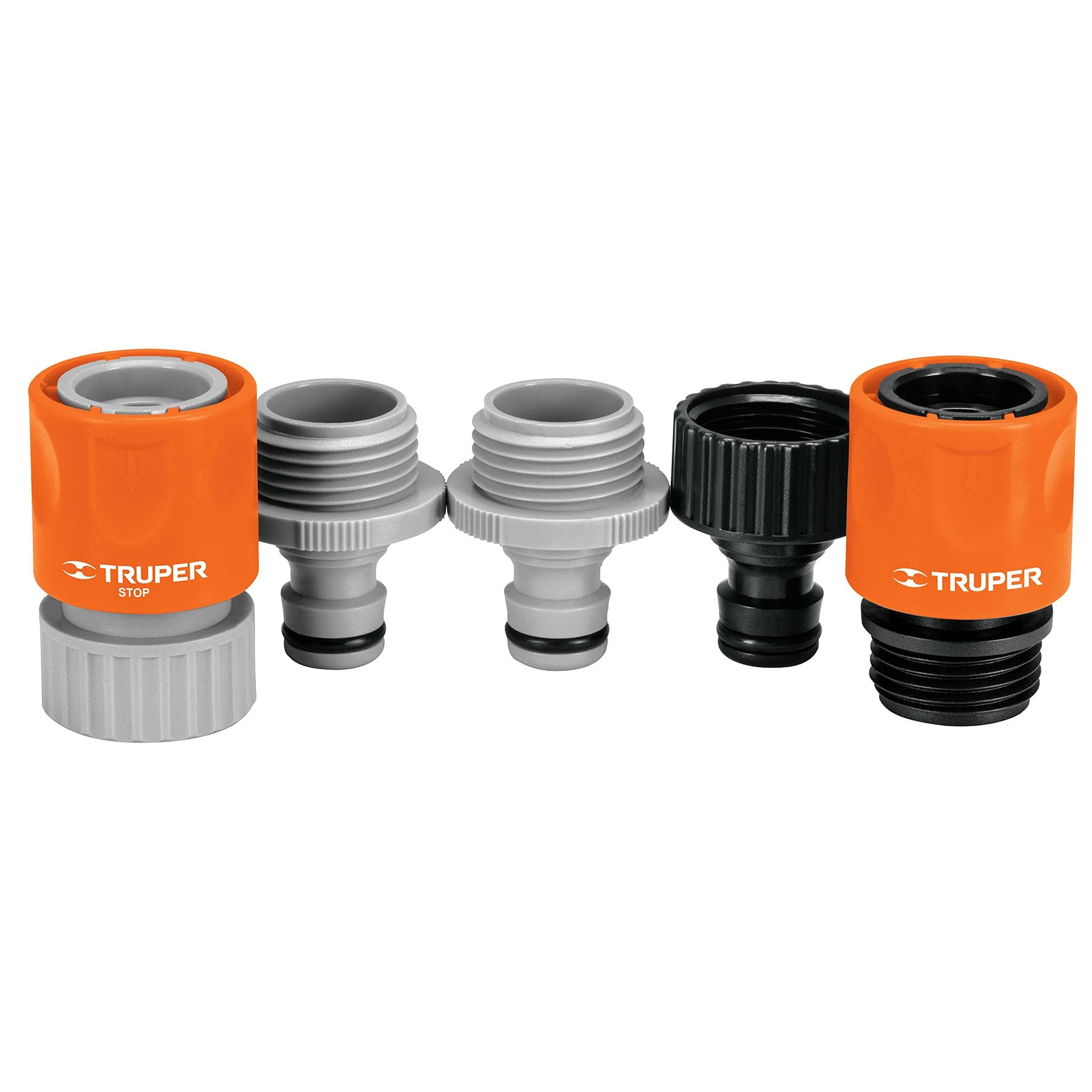 Truper Hose Click Connector Set