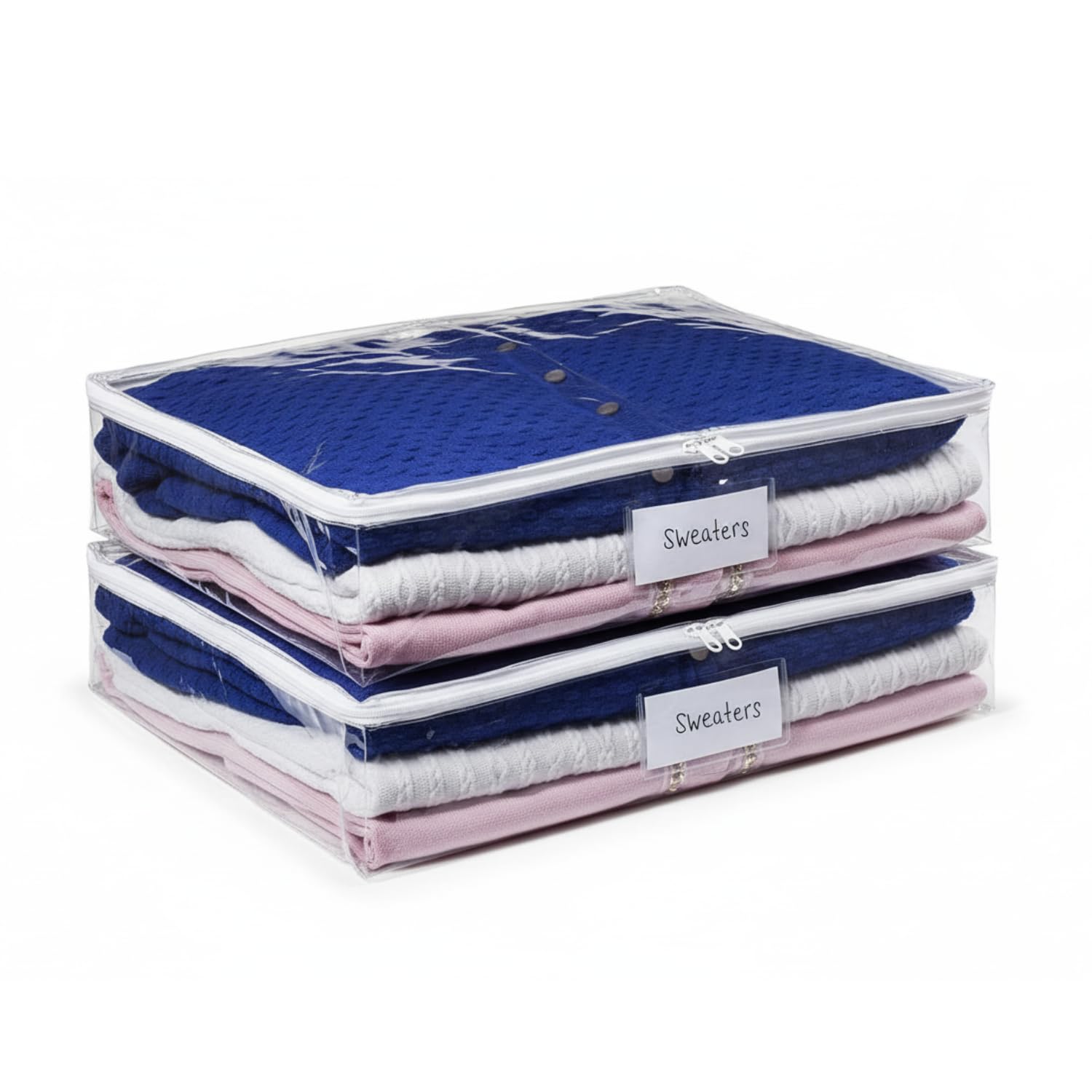 Masirs Clear Vinyl Storage Bags