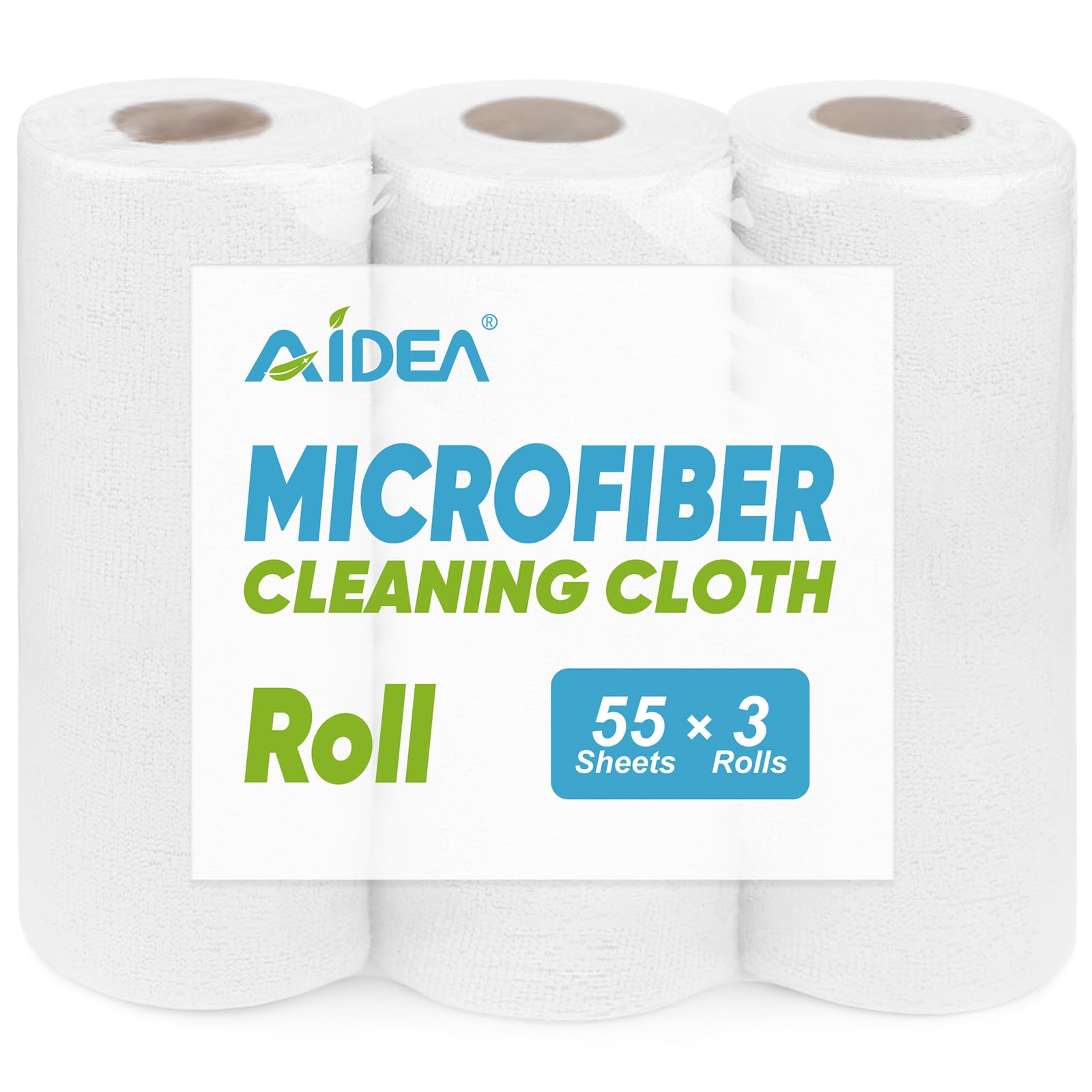 AIDEA Microfiber Shop Towels Roll