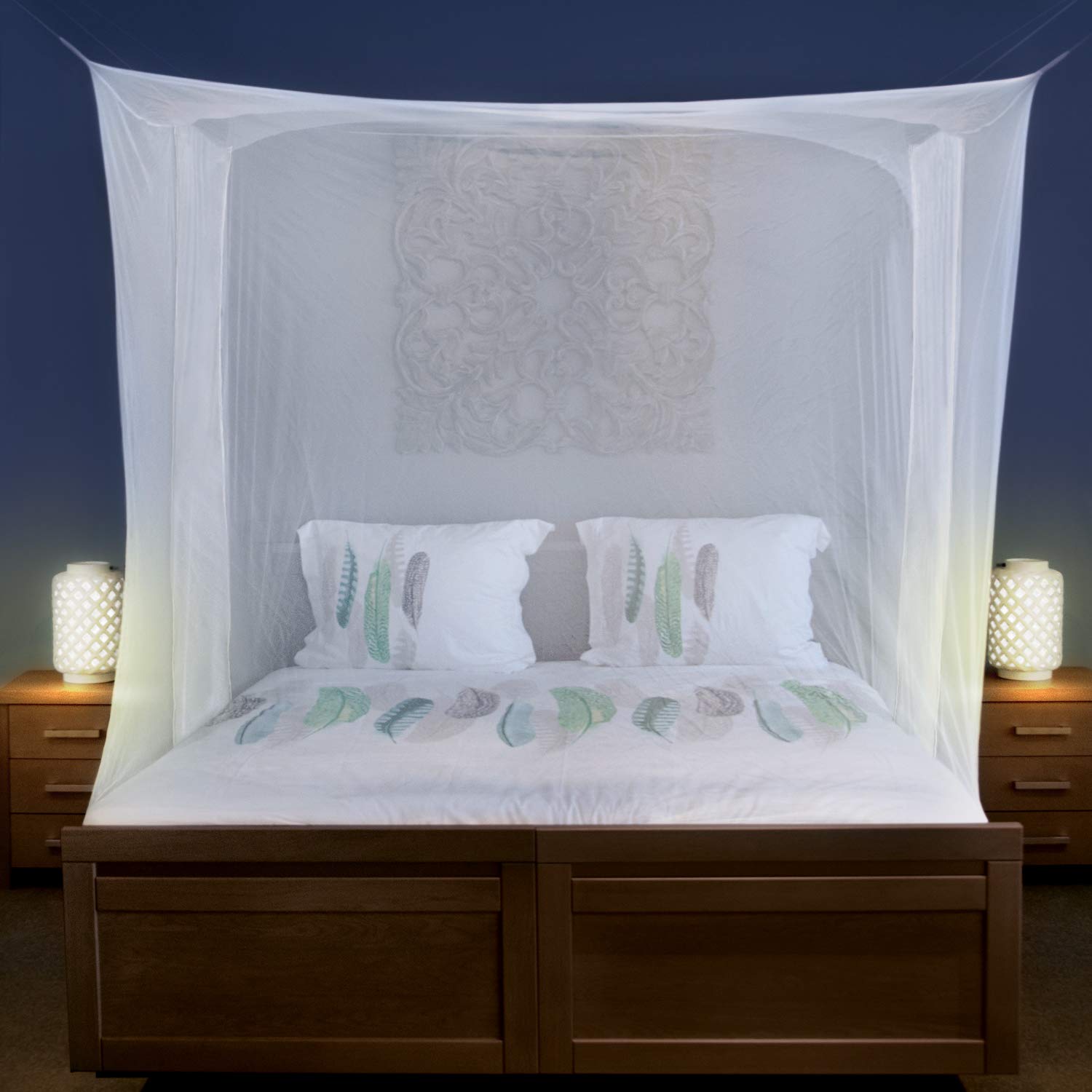 Rectangular Two-Opening Mosquito Net