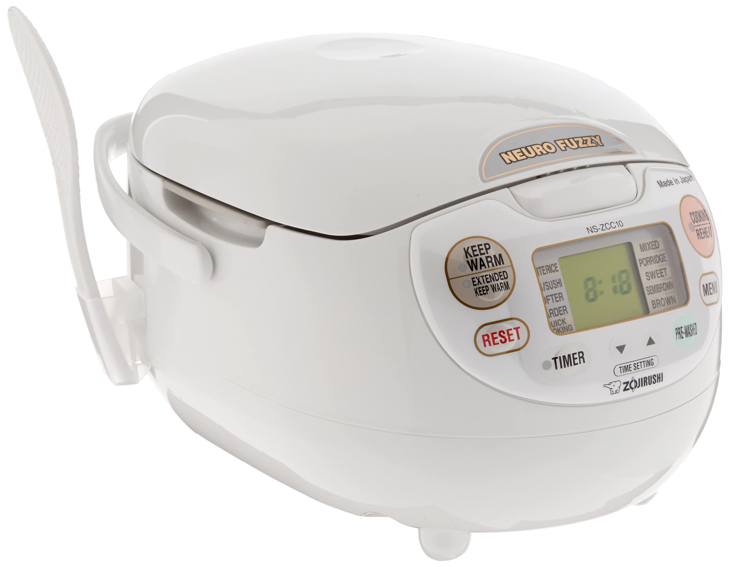 Zojirushi NS-ZCC10 Neuro Fuzzy Rice Cooker — 5.5-Cup