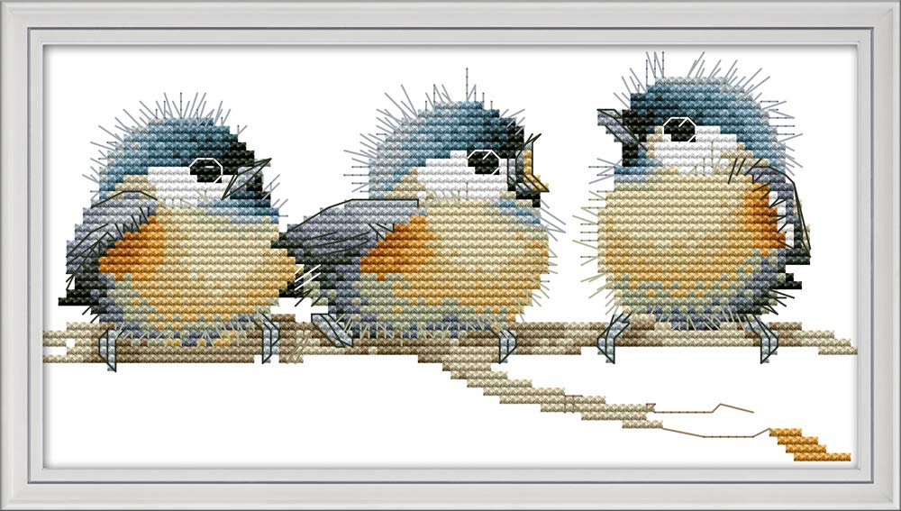 Awesocrafts Three Birds Cross Stitch Kit