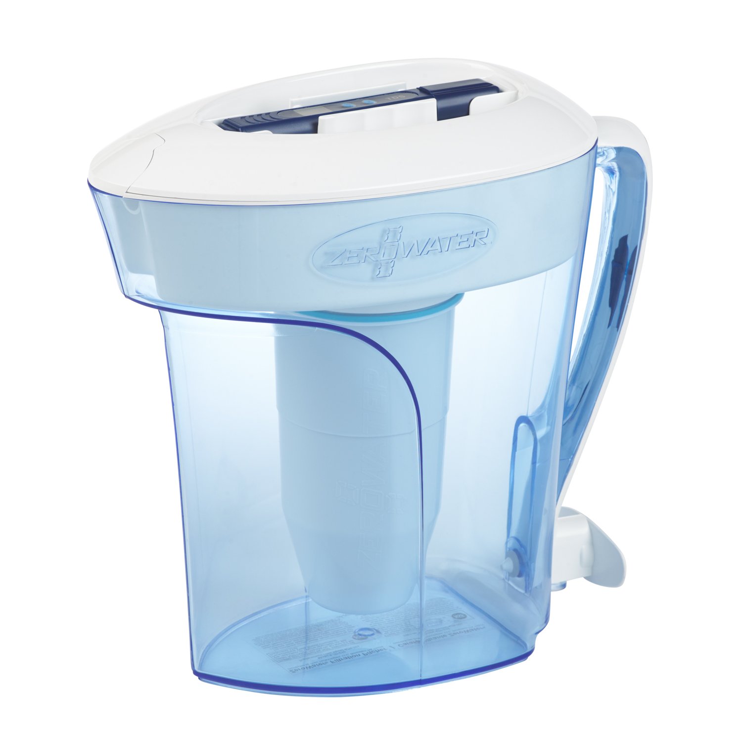 ZeroWater 10-Cup Ready-Pour 5-Stage Water Filter Pitcher with TDS Meter