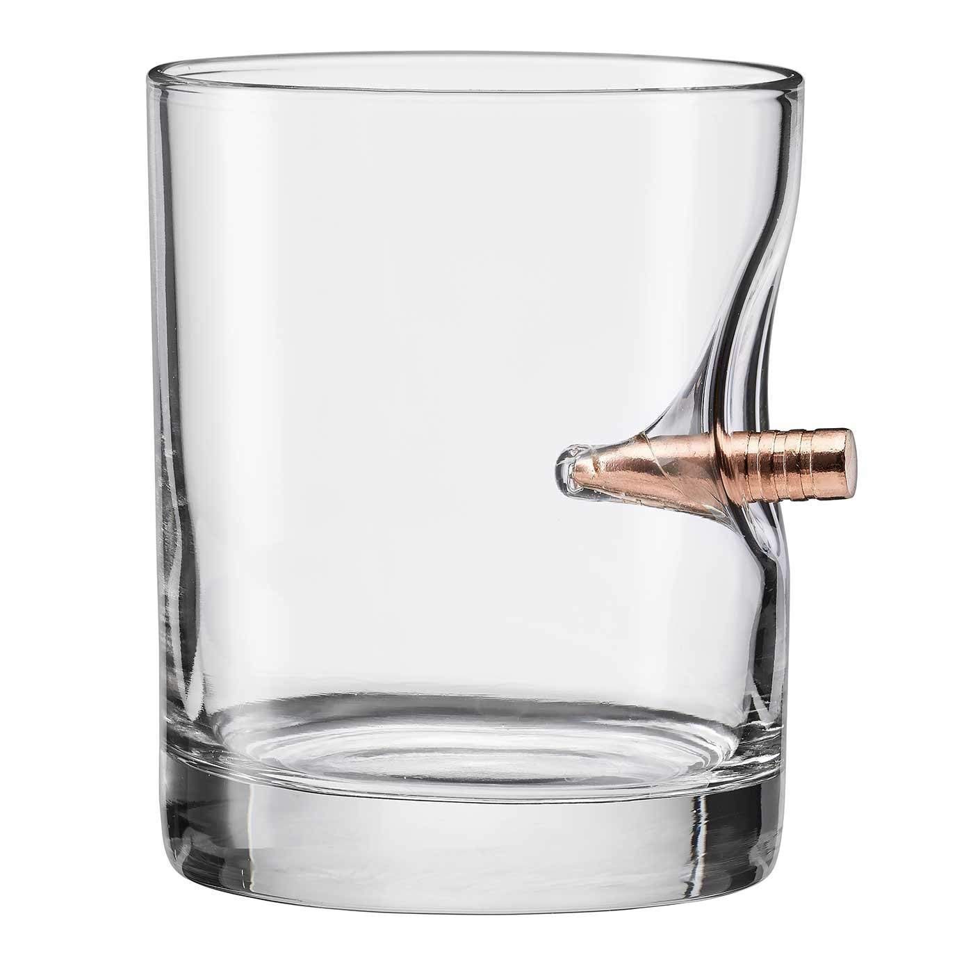 BenShot Bullet Rocks Glass (11 oz)