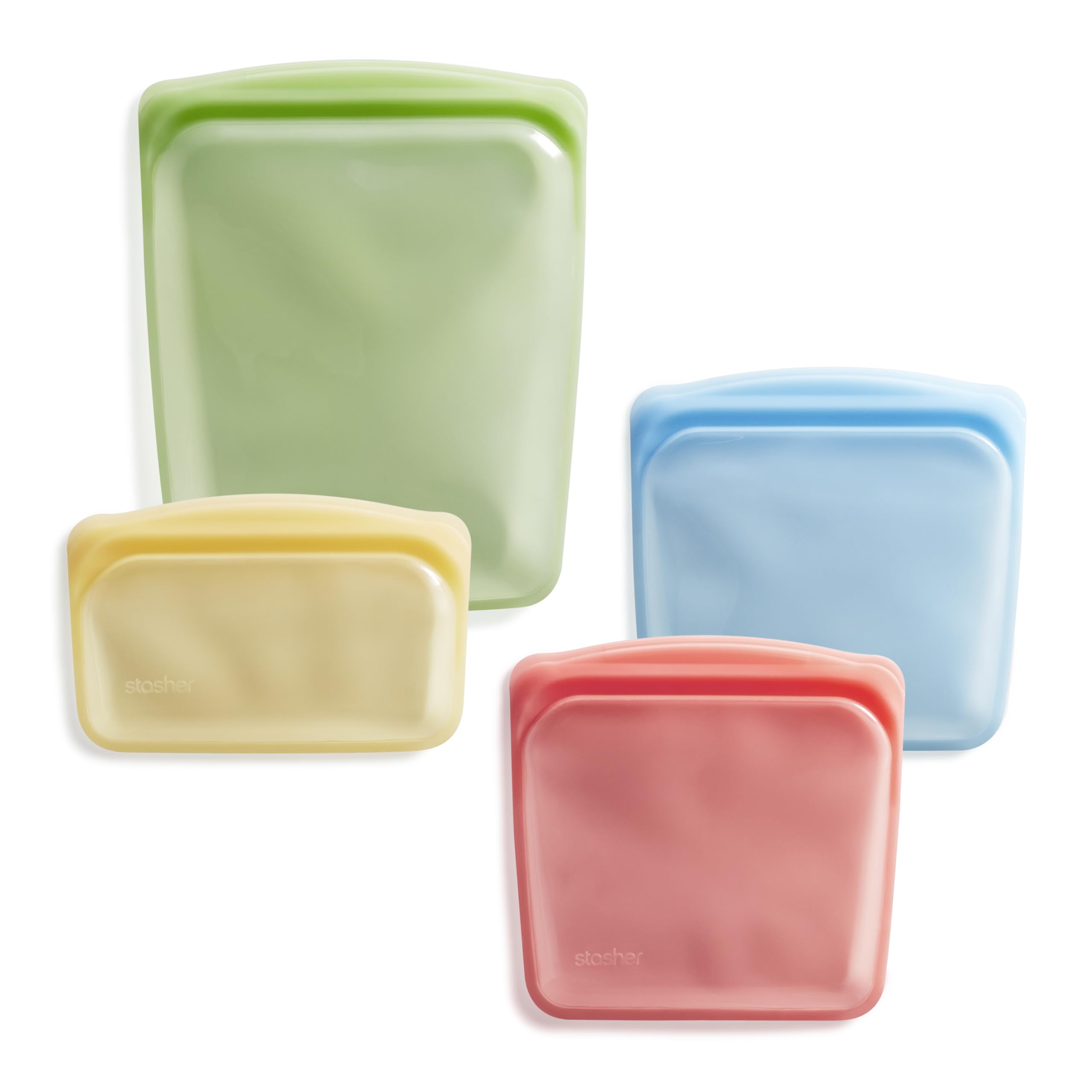 Stasher Reusable Silicone Storage Bags (4-Pack)