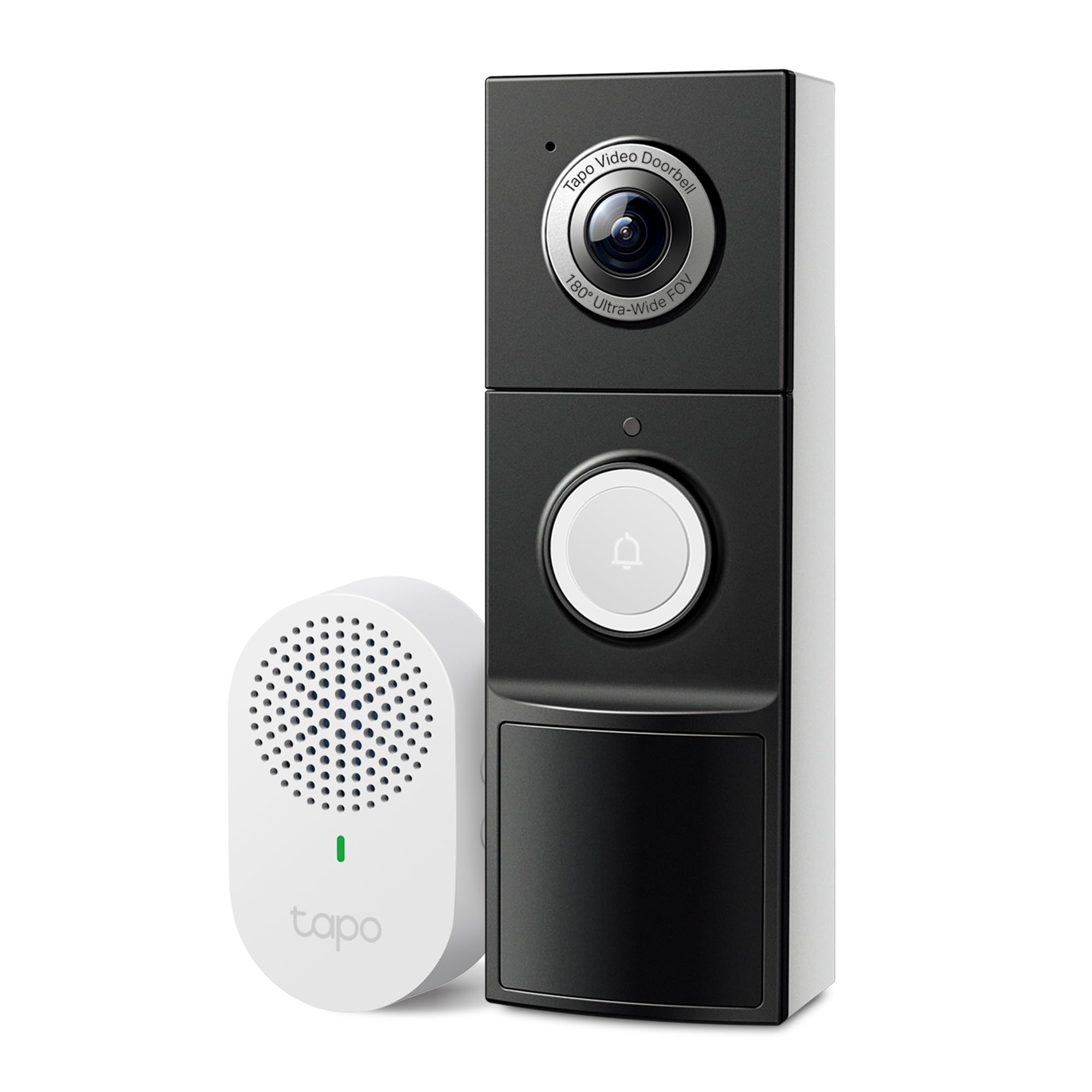Tapo 2K+ Wired or Battery Powered Smart Video Doorbell (D225)