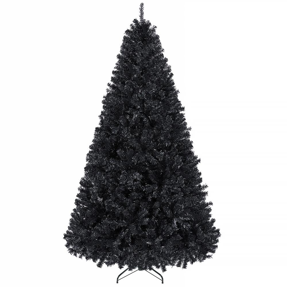 Yaheetech 6ft Black Artificial Christmas Tree