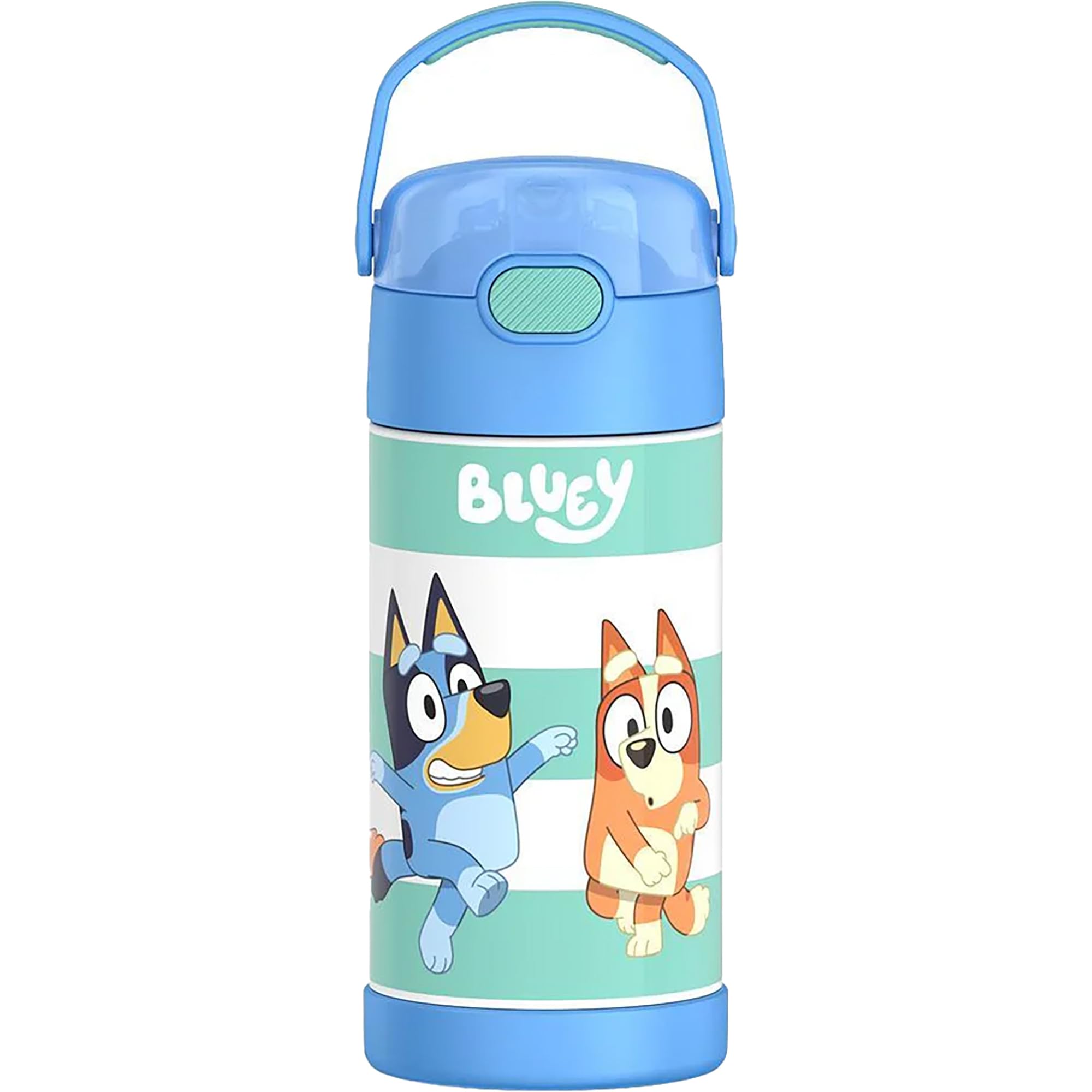 THERMOS FUNTAINER Water Bottle with Straw - 12 Ounce (Bluey)