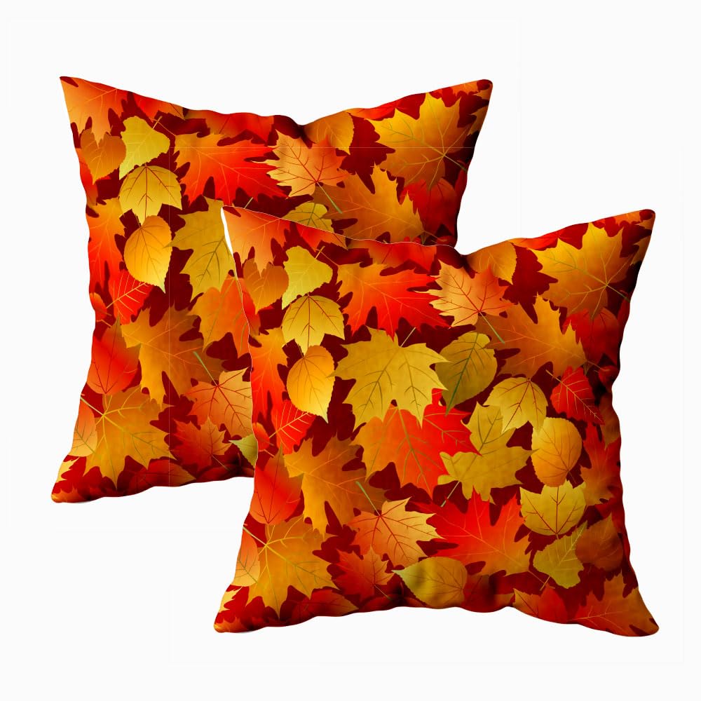 Shorping Autumn Leaf Pillow Covers